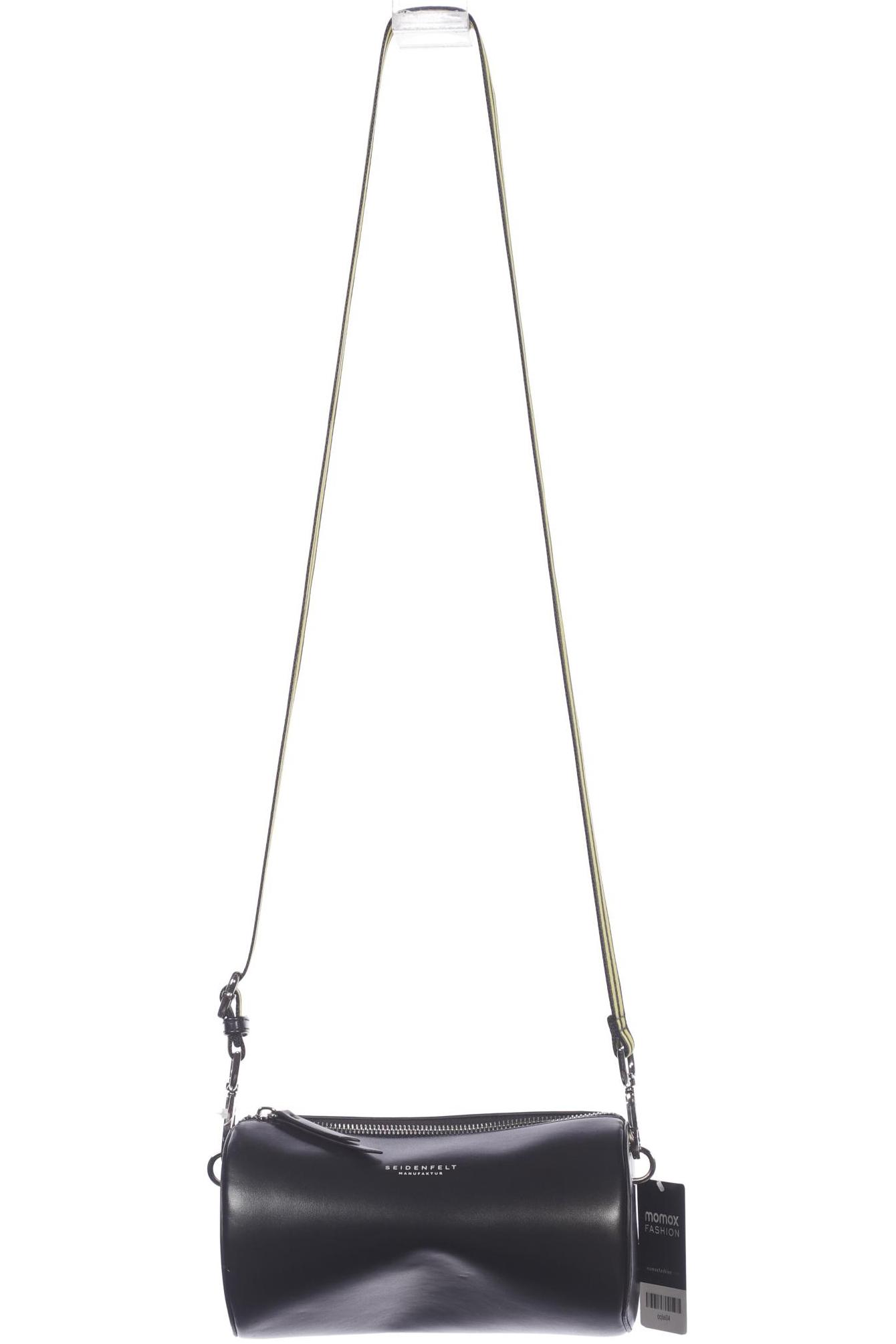 

Seidenfelt Damen Handtasche, schwarz, Gr.