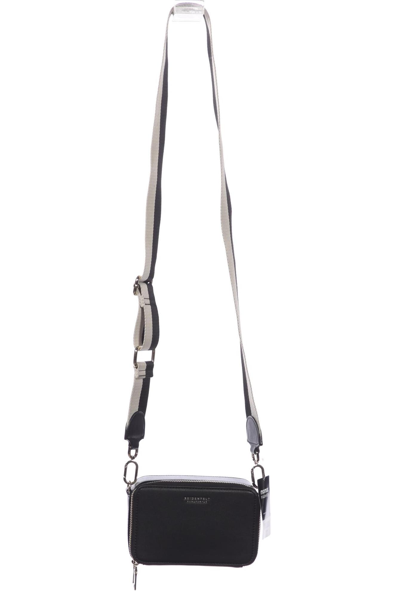 

Seidenfelt Damen Handtasche, schwarz, Gr.