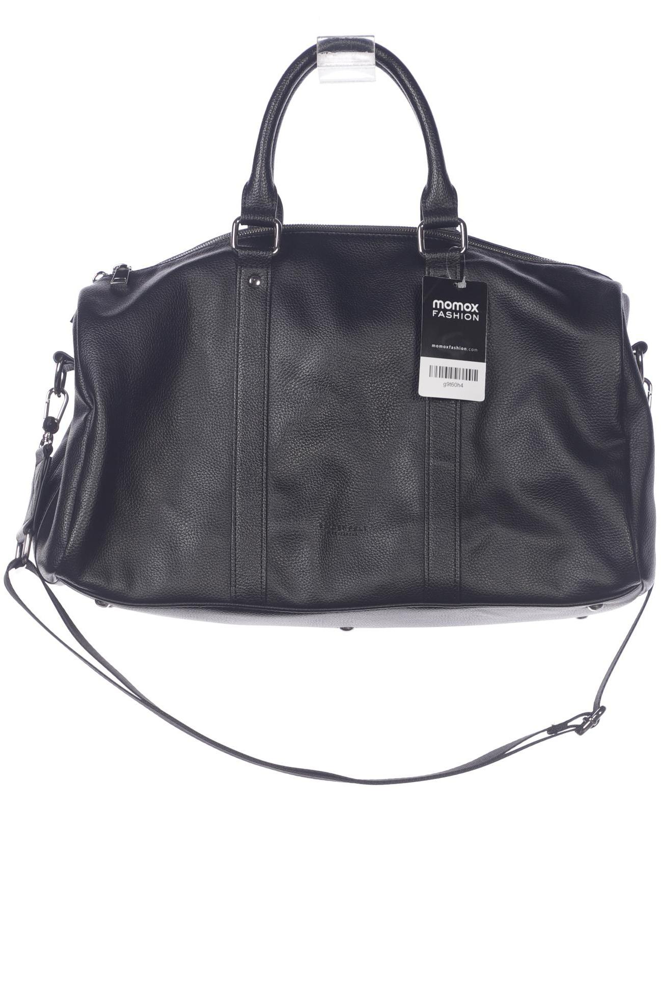 

Seidenfelt Damen Handtasche, schwarz, Gr.