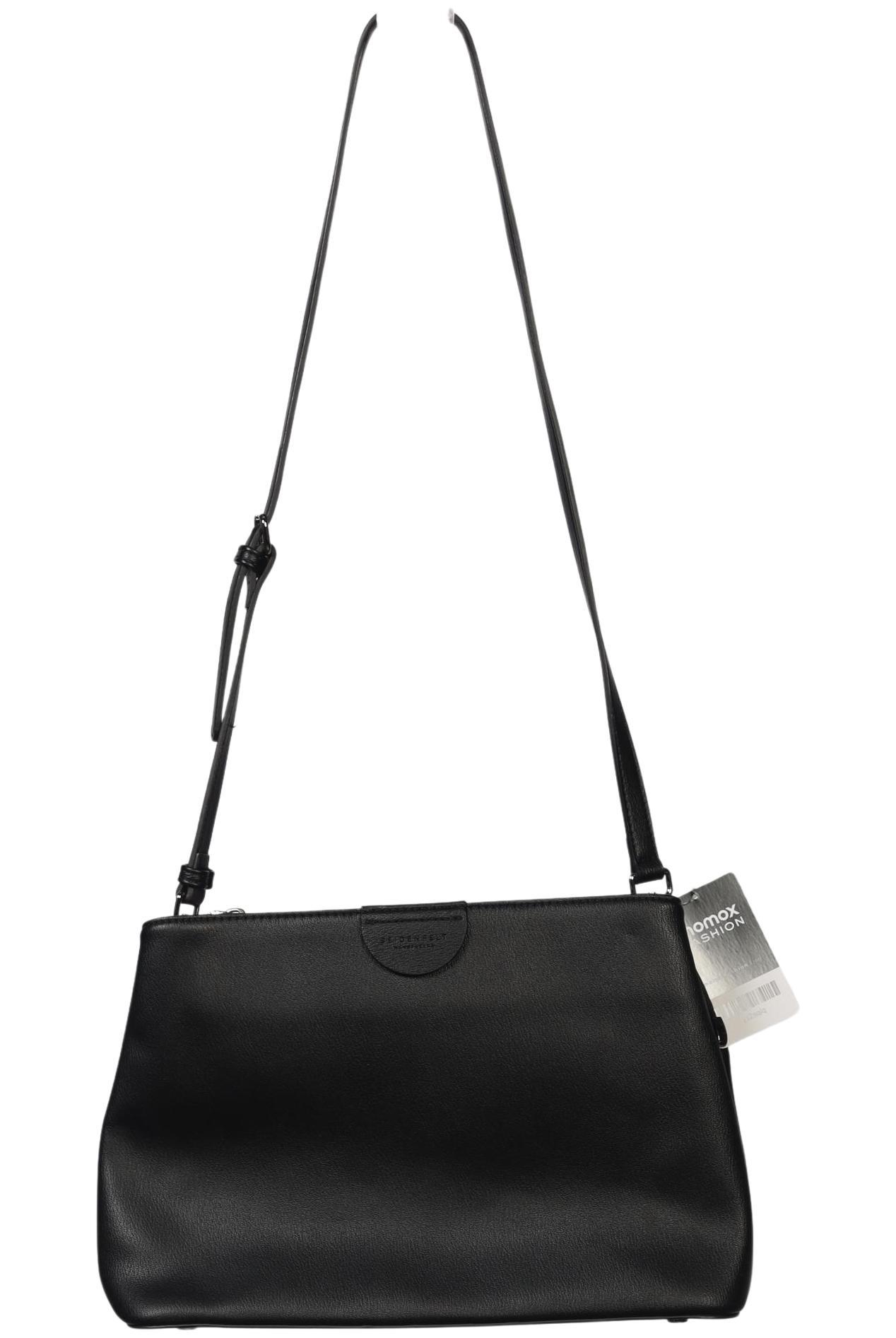 

Seidenfelt Damen Handtasche, schwarz, Gr.