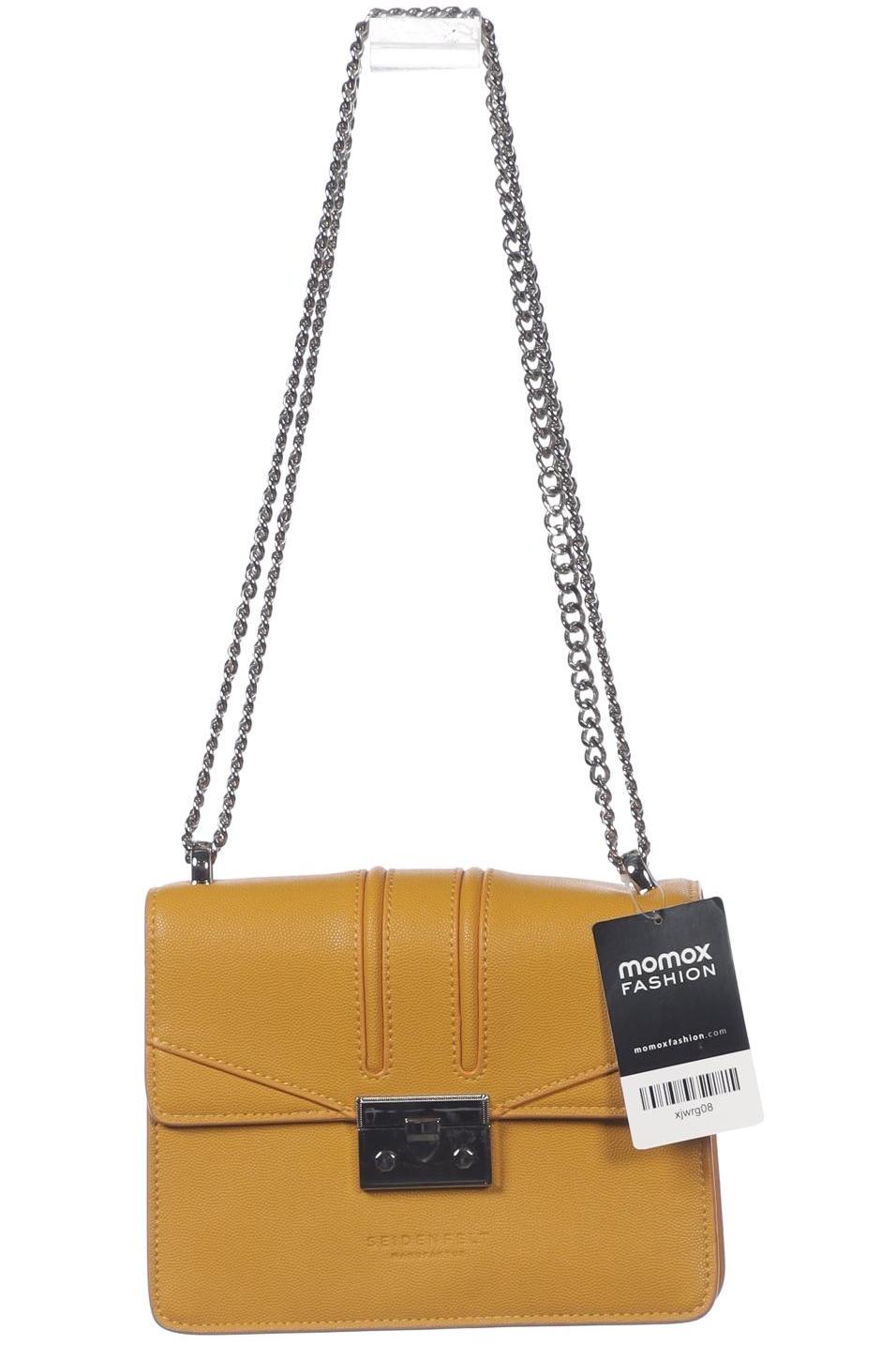 

Seidenfelt Damen Handtasche, gelb, Gr.