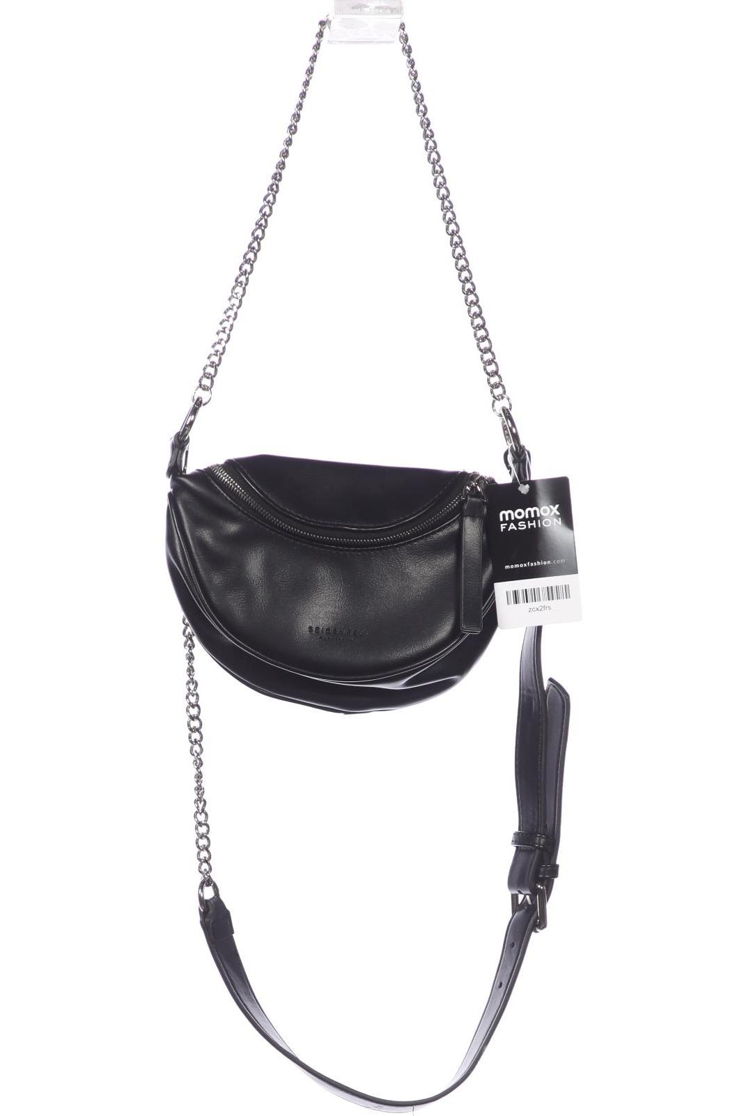 

Seidenfelt Damen Handtasche, schwarz, Gr.