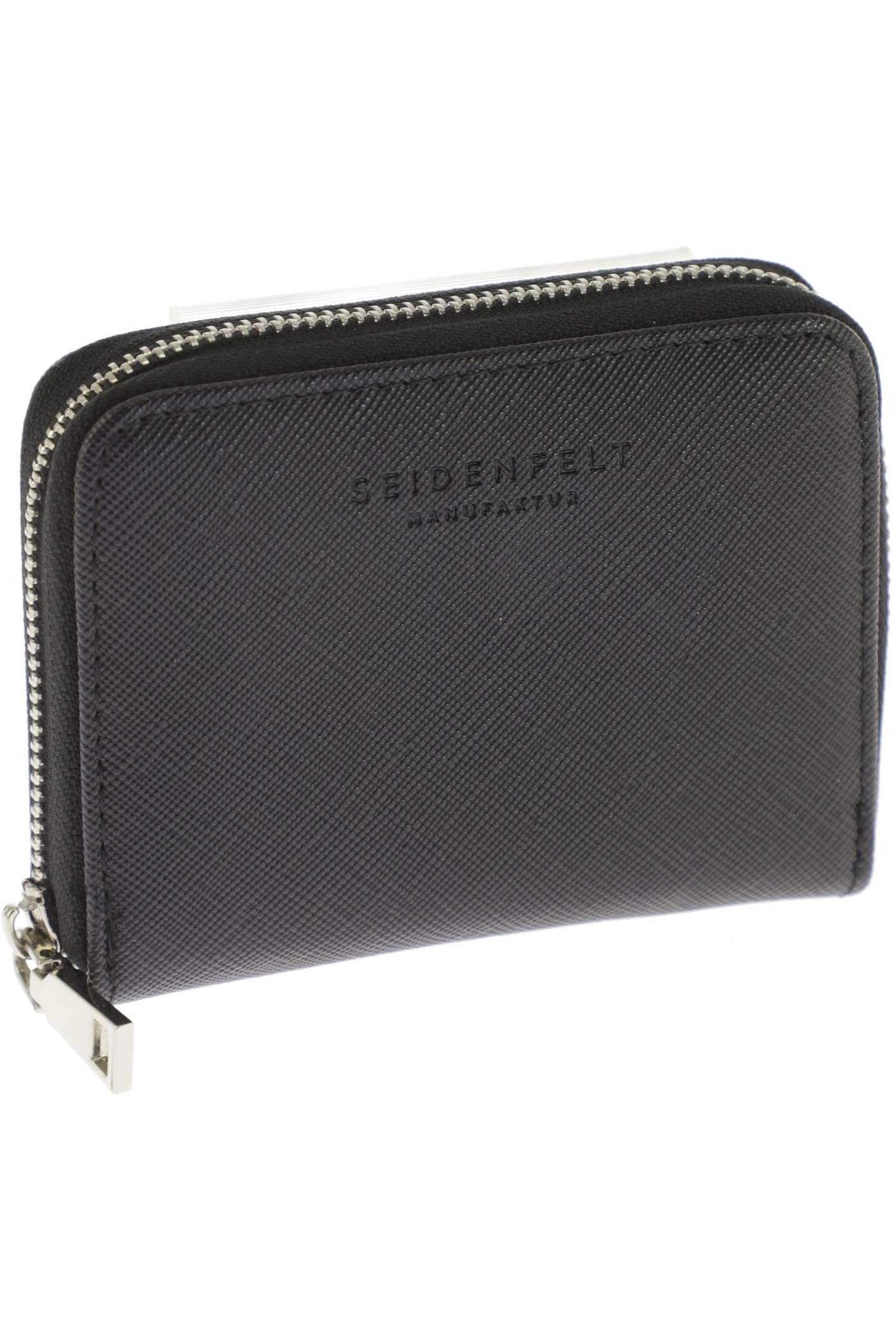 

Seidenfelt Damen Portemonnaie, schwarz, Gr.