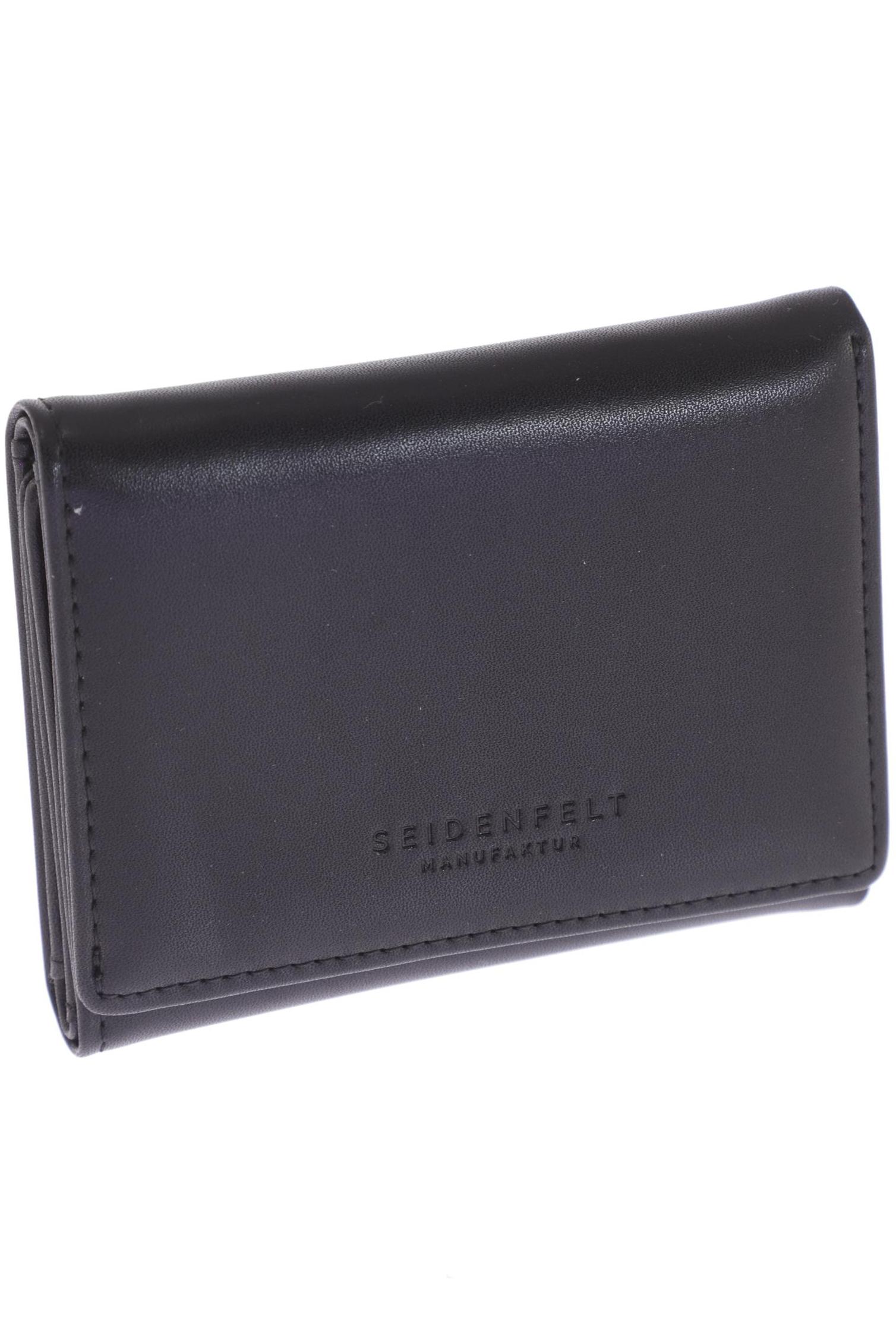 

Seidenfelt Damen Portemonnaie, schwarz, Gr.