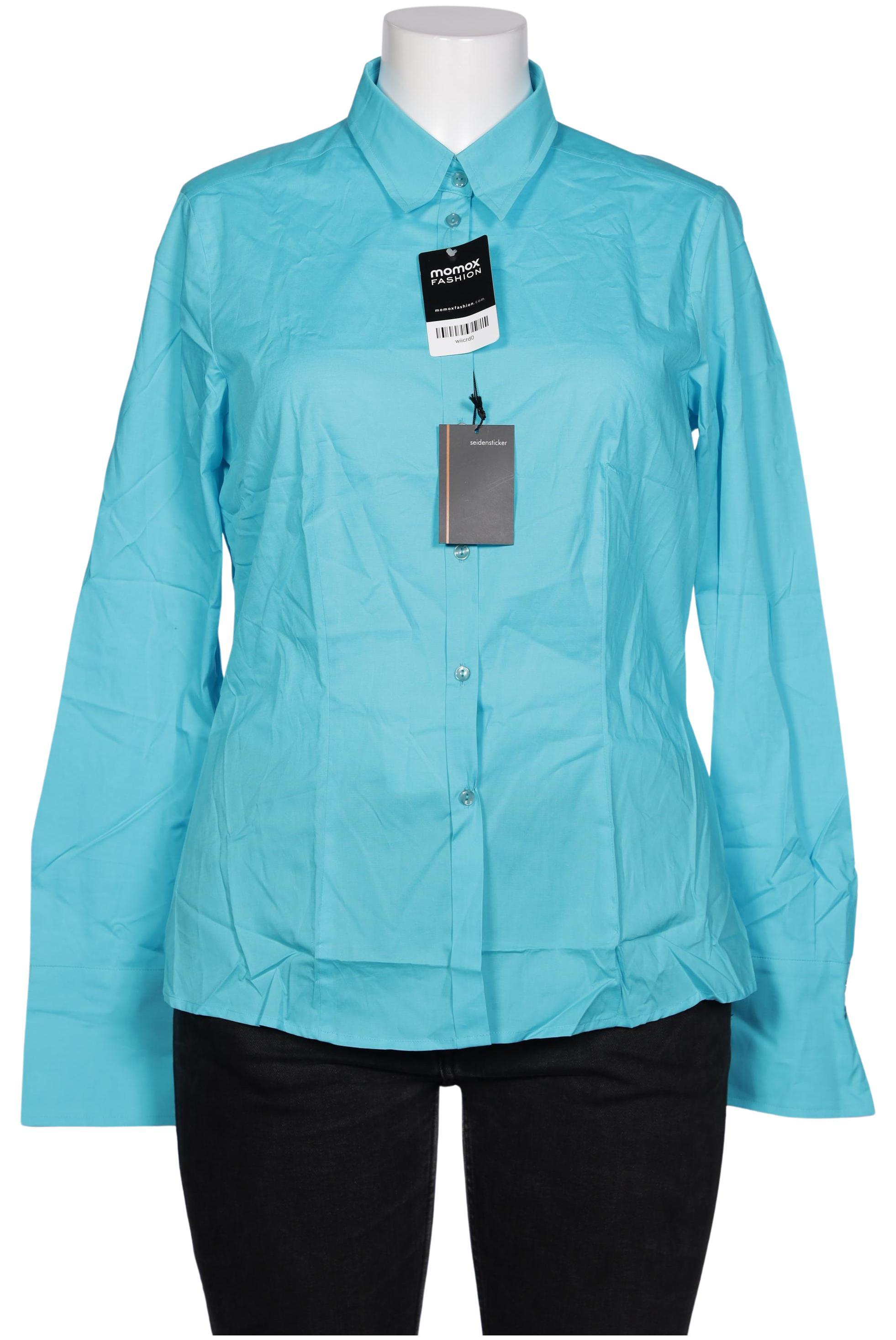 

Seidensticker Damen Bluse, blau, Gr. 42