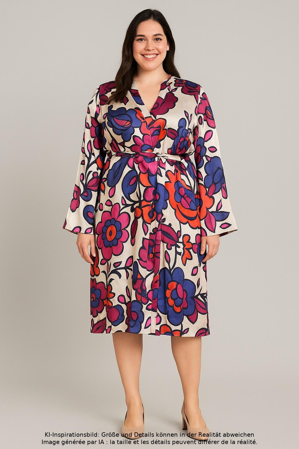 

Seidensticker Damen Kleid, mehrfarbig, Gr. 46