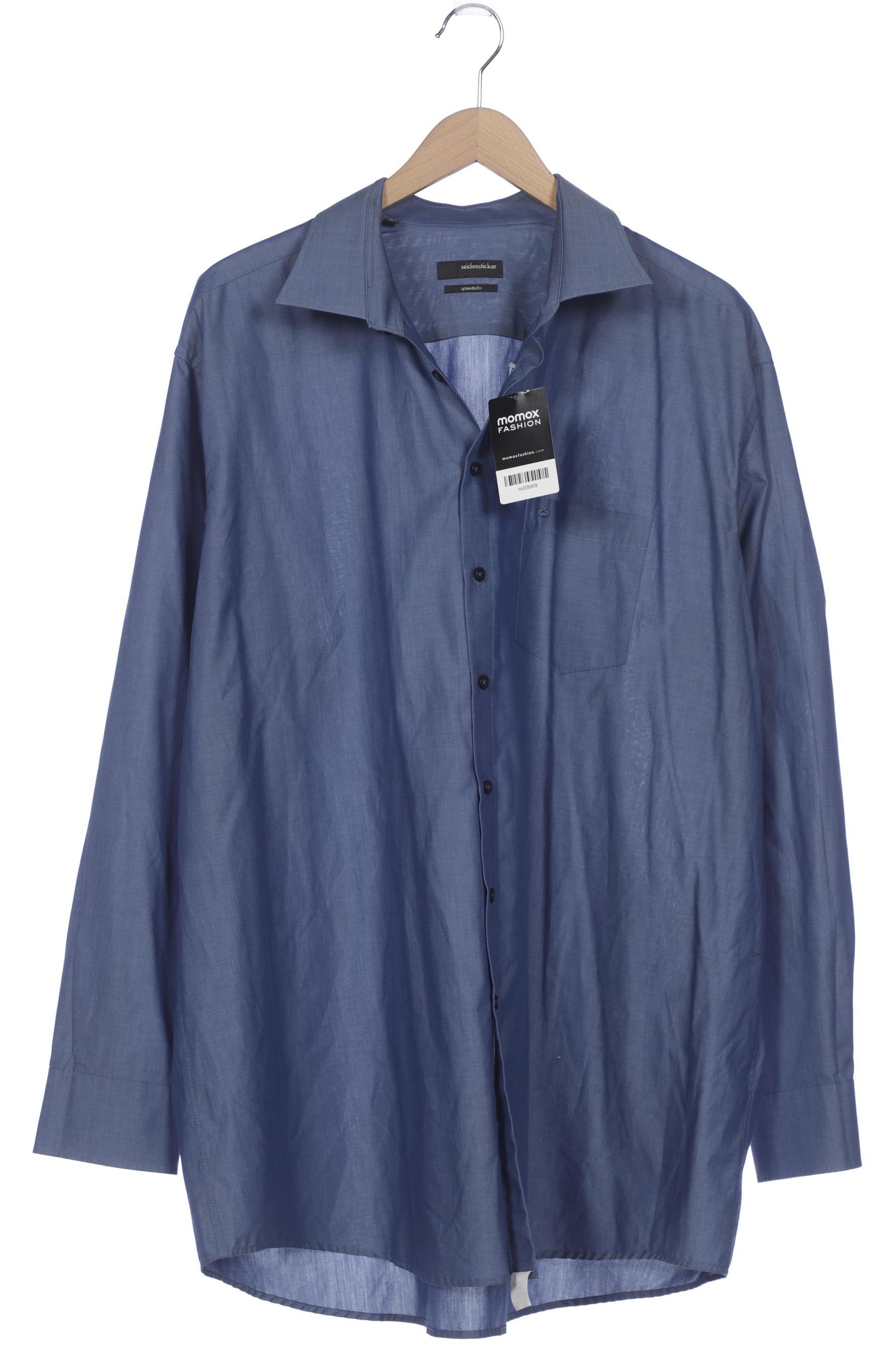 Thumbnail - Seidensticker Herren Hemd, blau, Gr. 58