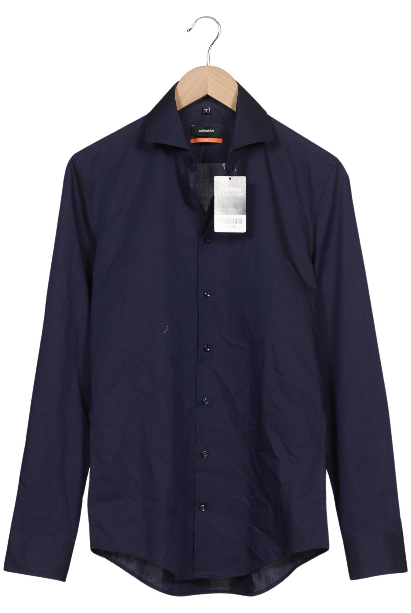 

Seidensticker Herren Hemd, marineblau, Gr. 44