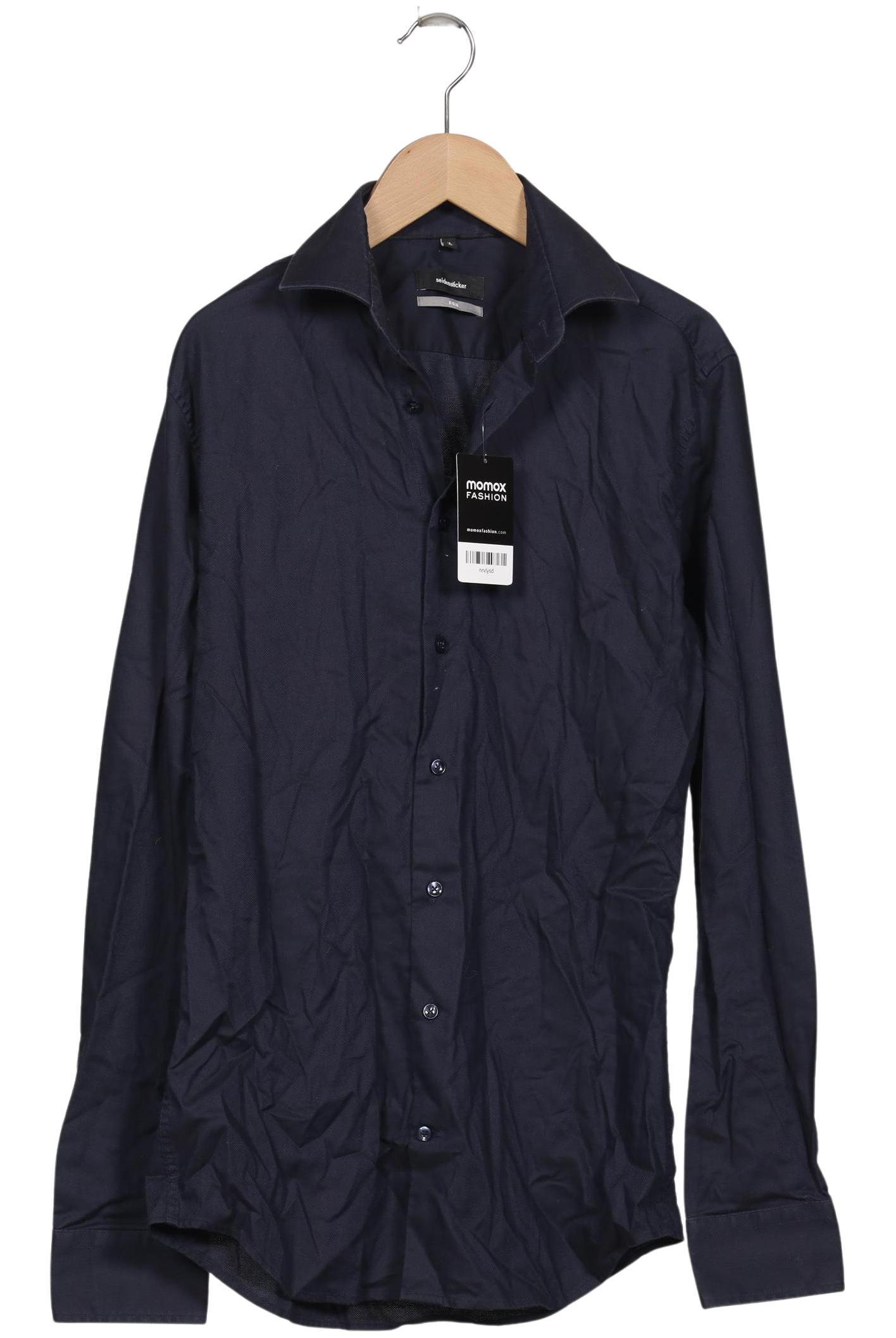 

Seidensticker Herren Hemd, marineblau, Gr. 46