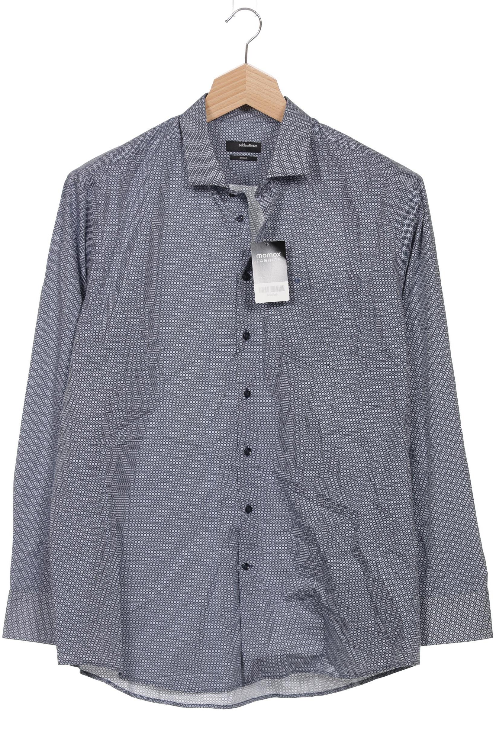 

Seidensticker Herren Hemd, blau, Gr. 56
