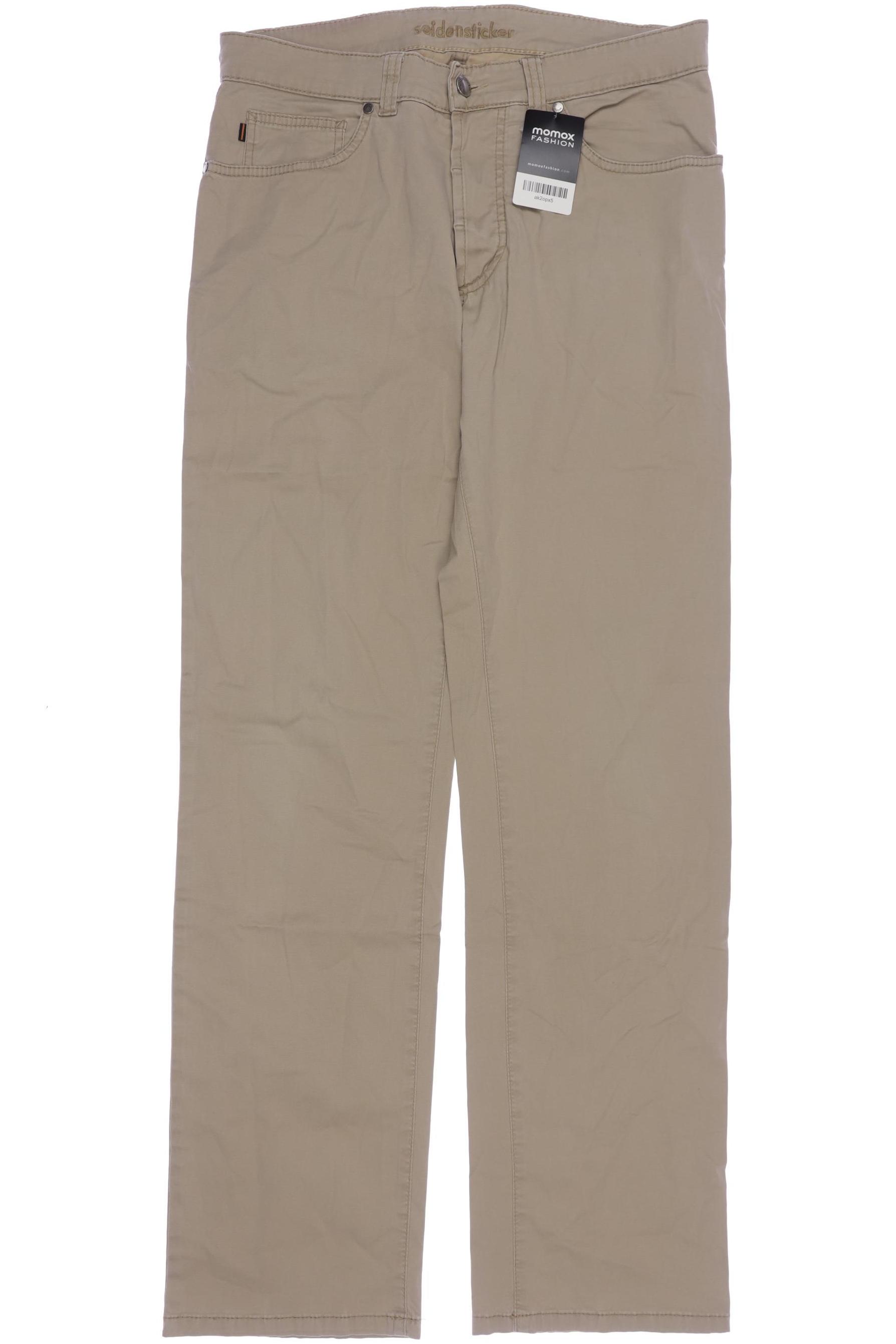 

Seidensticker Herren Stoffhose, beige, Gr. 33
