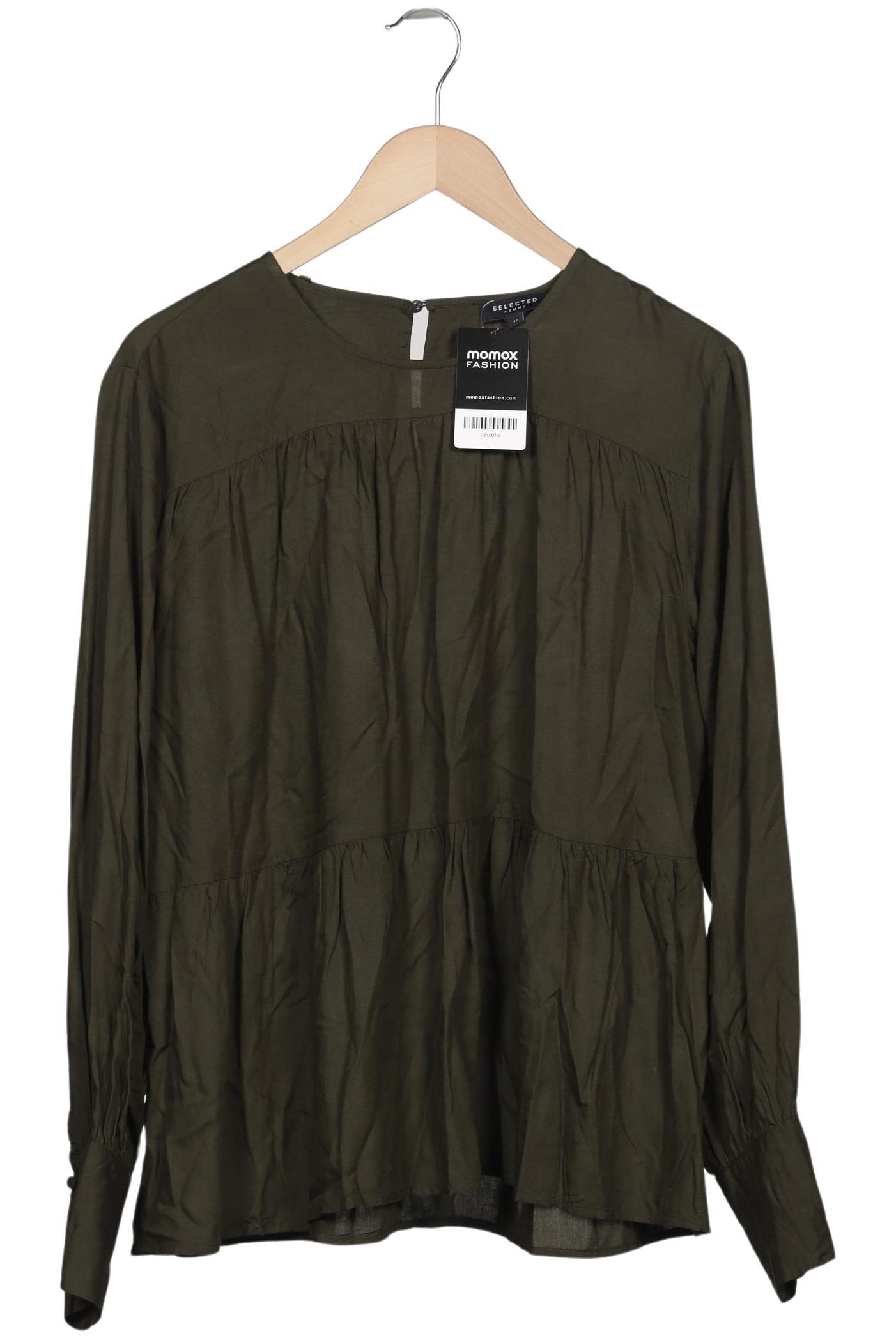 

Selected Damen Bluse, grün, Gr. 42
