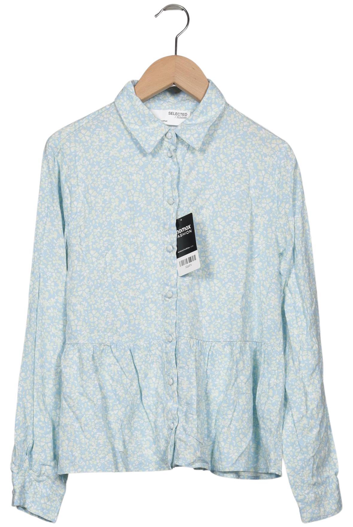 

Selected Damen Bluse, hellblau, Gr. 36