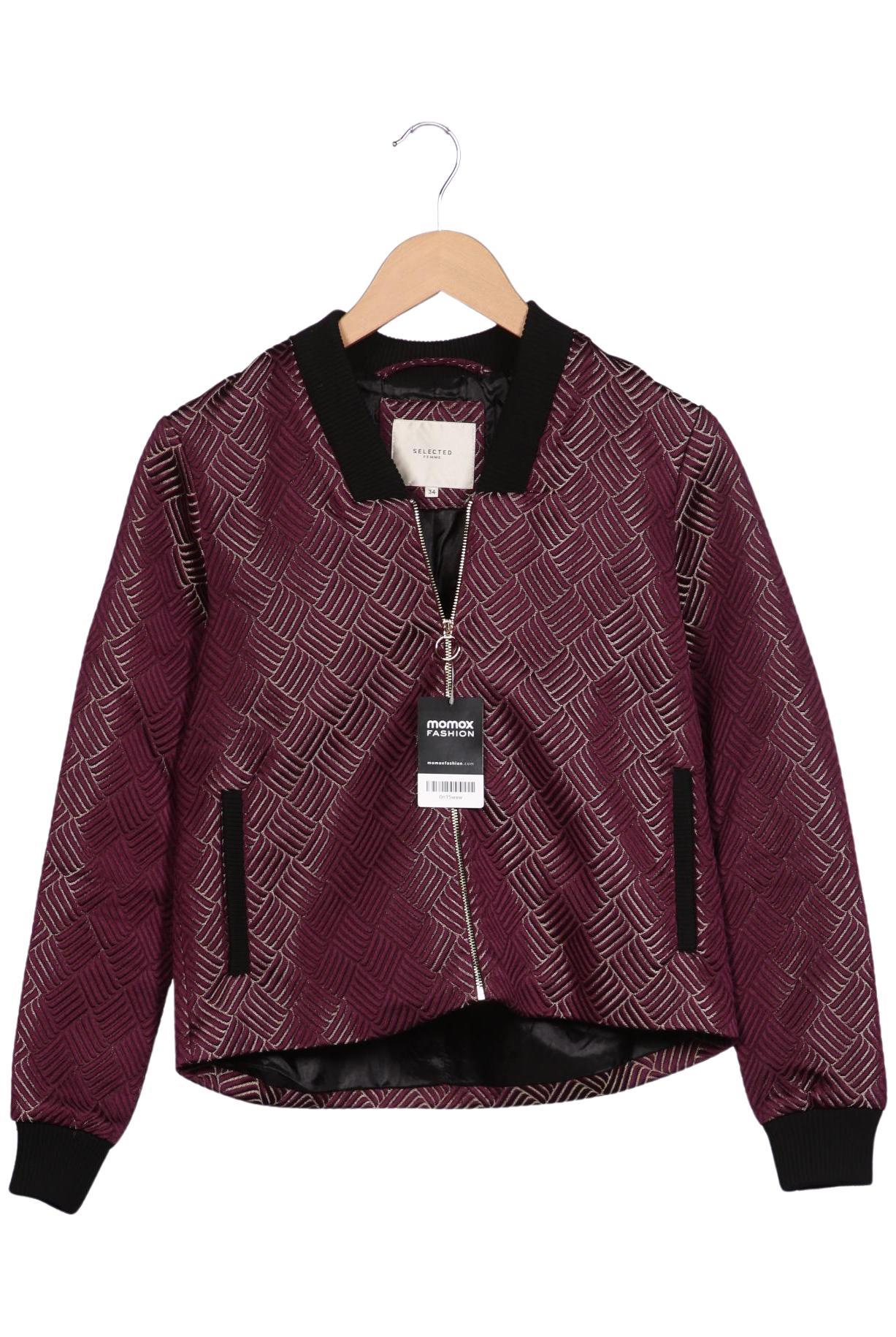 

Selected Damen Jacke, bordeaux, Gr. 34