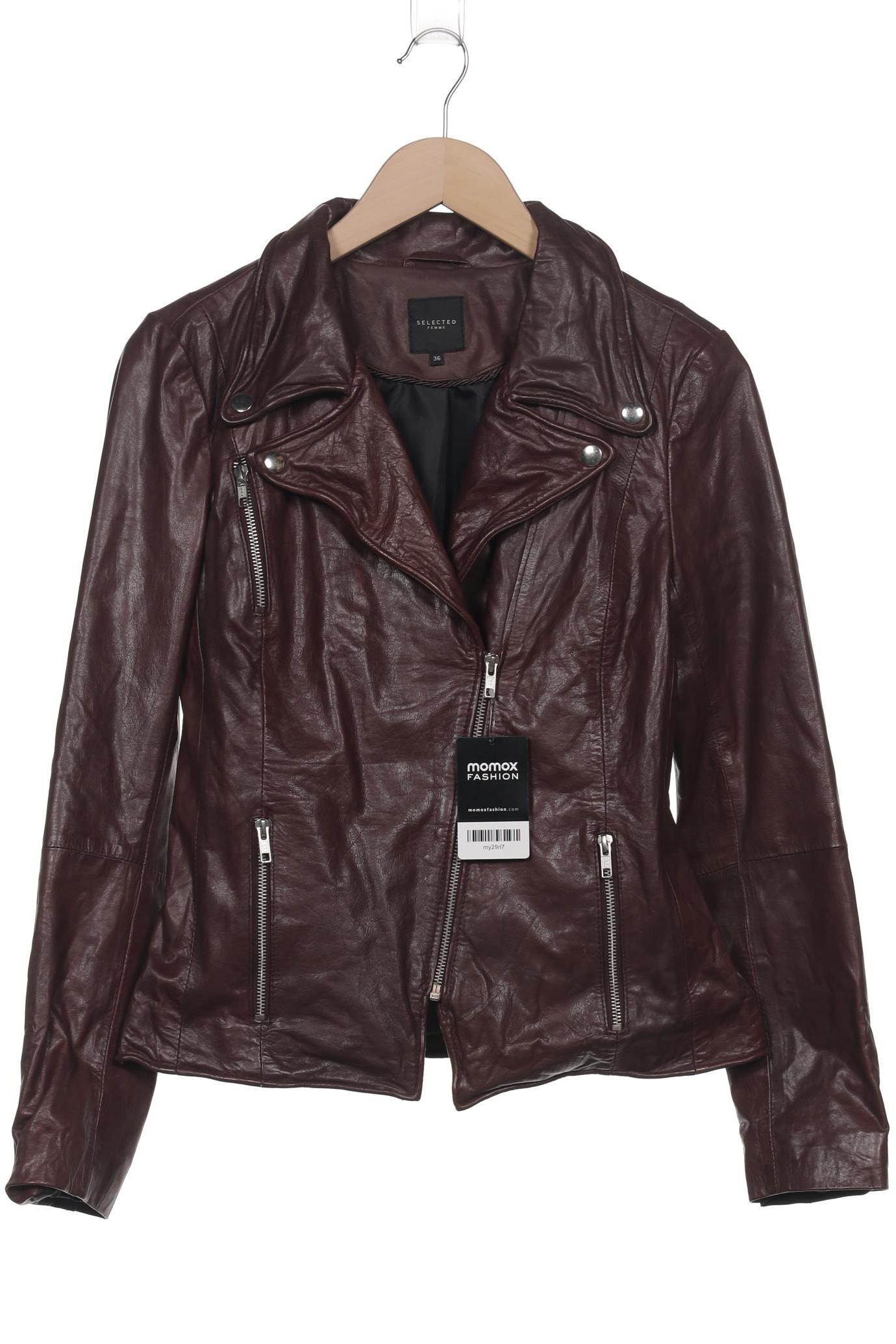 

Selected Damen Jacke, bordeaux, Gr. 36