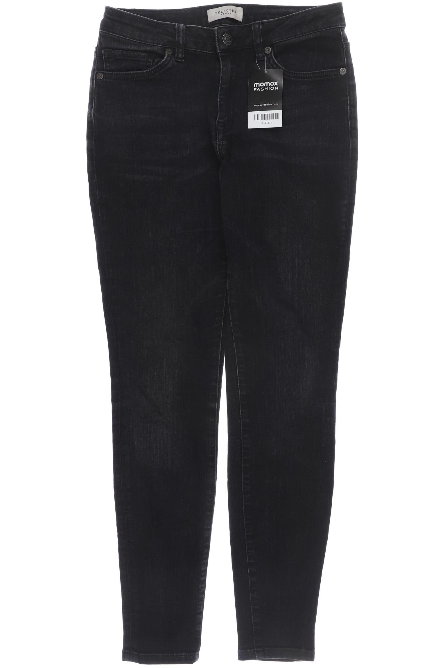 

Selected Damen Jeans, schwarz, Gr. 40