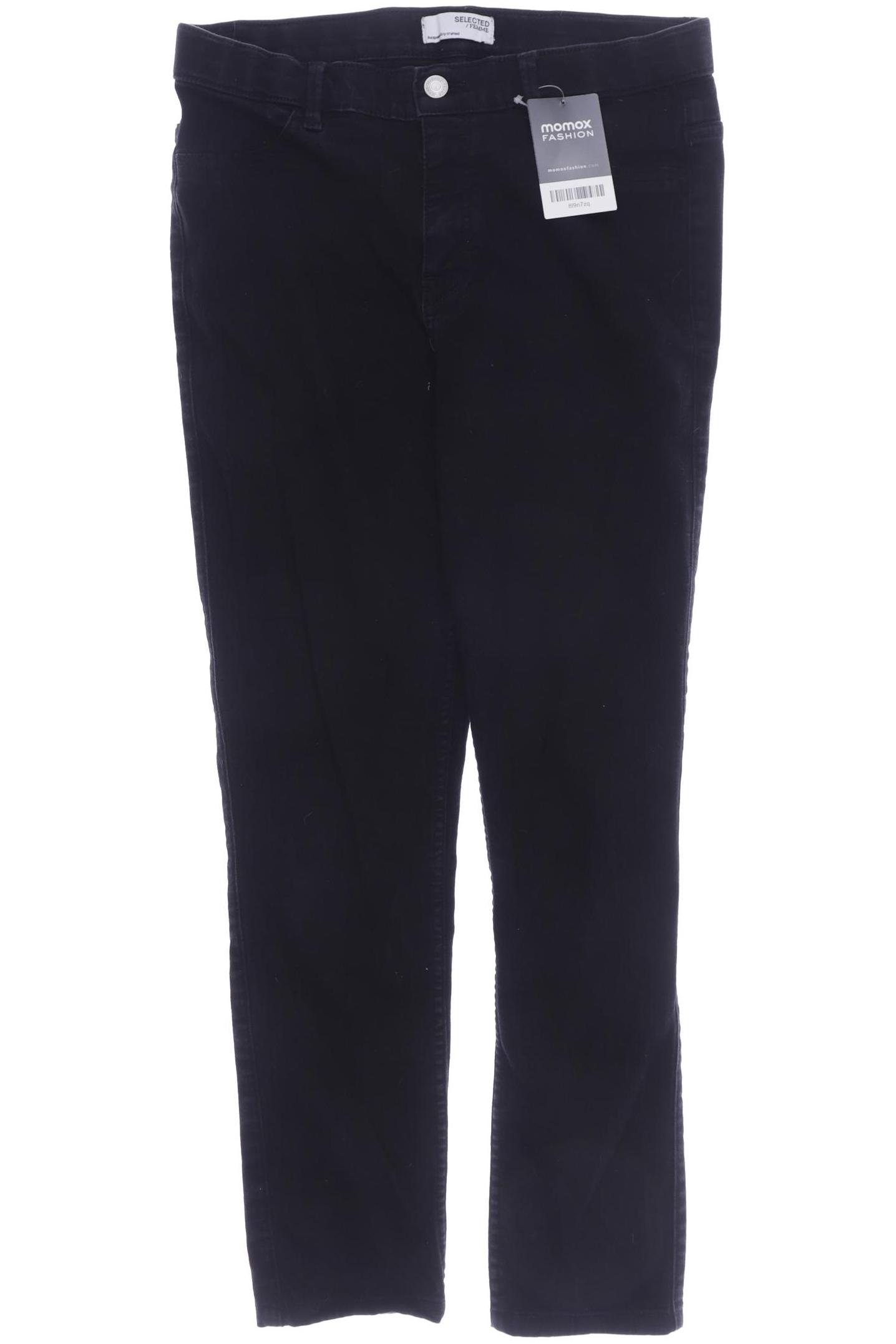 

SELECTED Damen Jeans, schwarz