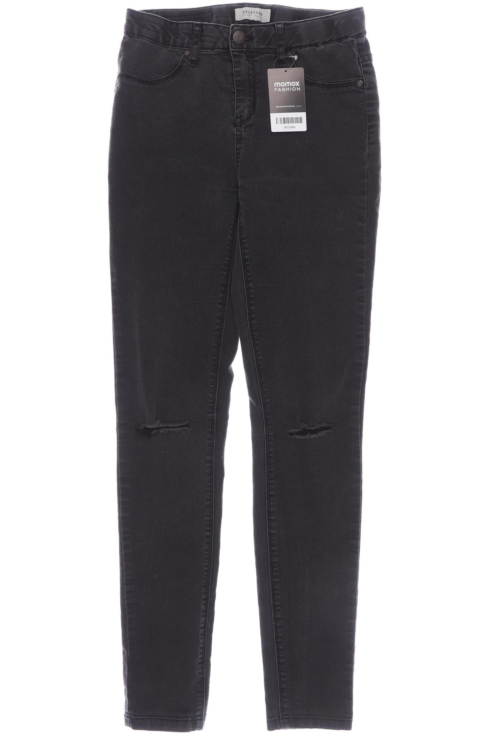 

SELECTED Damen Jeans, schwarz