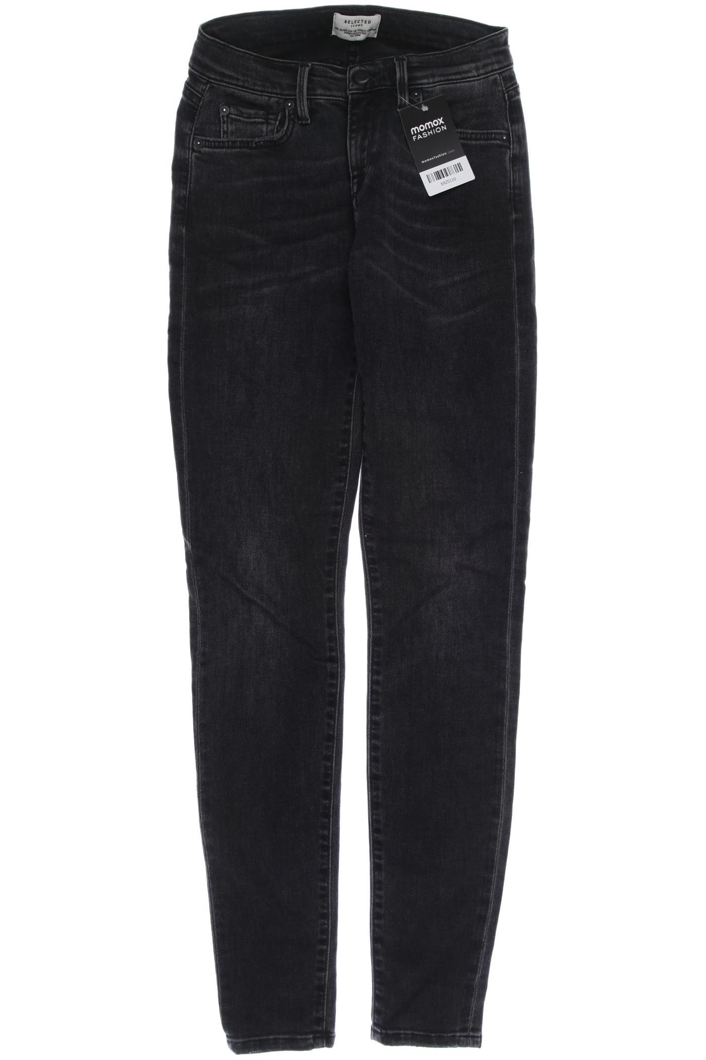 

Selected Damen Jeans, grau, Gr. 25