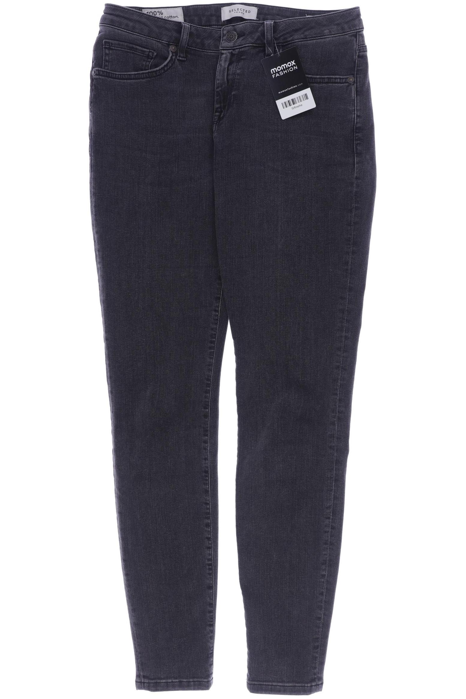

Selected Damen Jeans, grau, Gr. 30