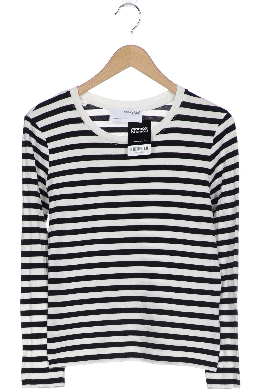 

SELECTED Damen Langarmshirt, schwarz