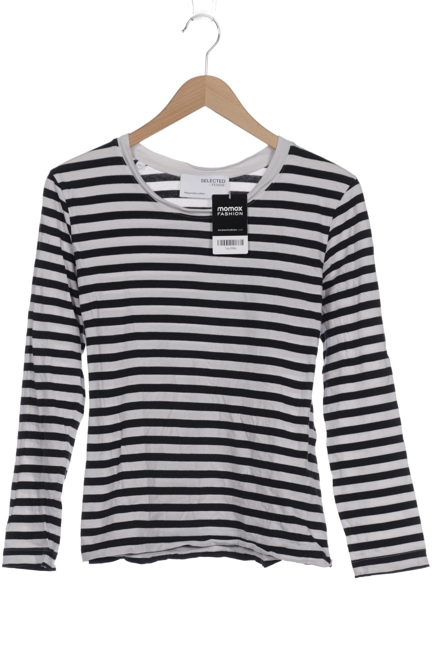 

SELECTED Damen Langarmshirt, schwarz