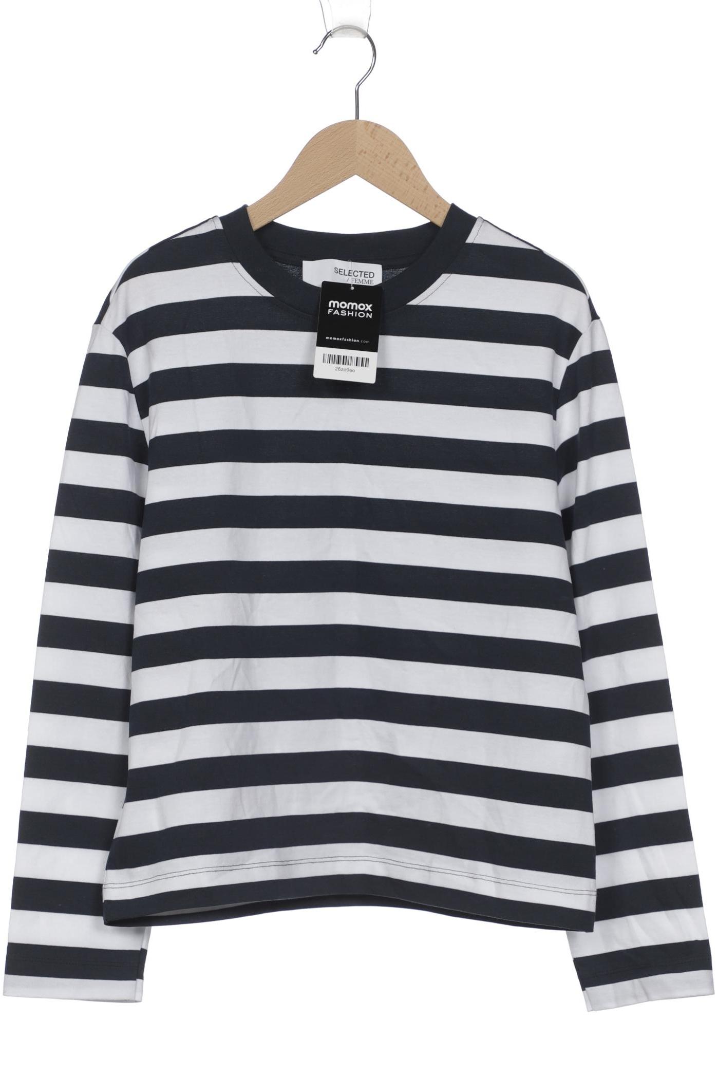 

Selected Damen Langarmshirt, marineblau, Gr. 34