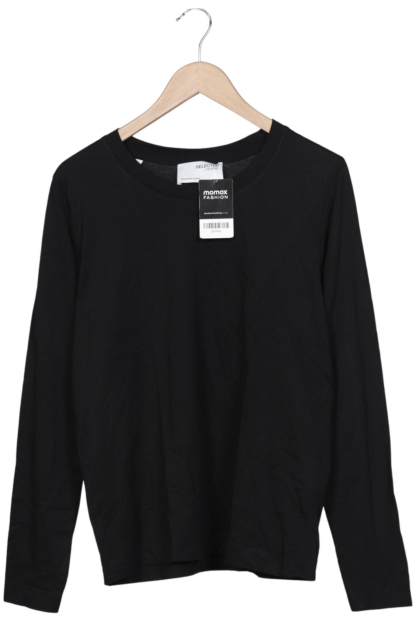 

Selected Damen Langarmshirt, schwarz, Gr. 42