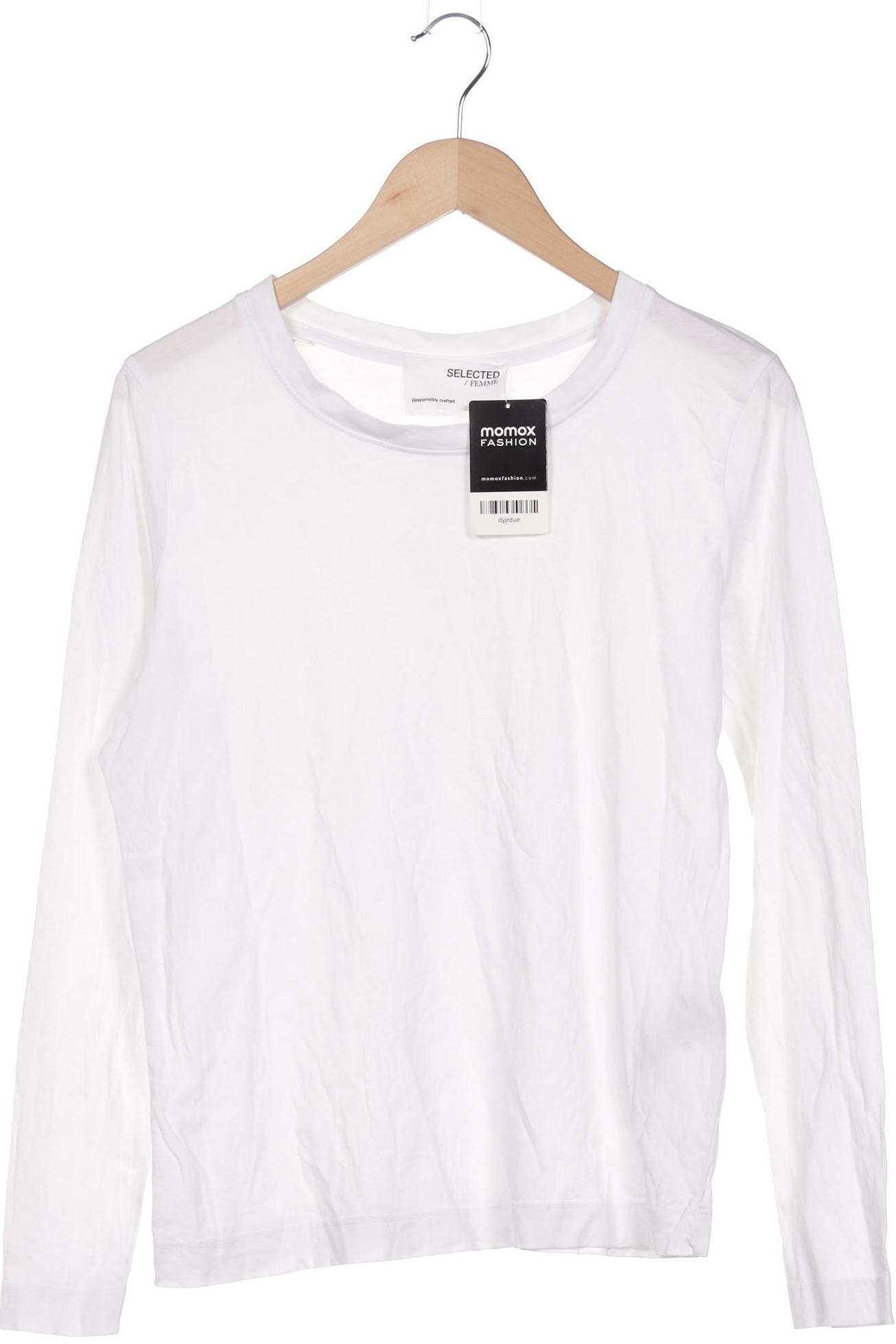

Selected Damen Langarmshirt, weiß, Gr. 38