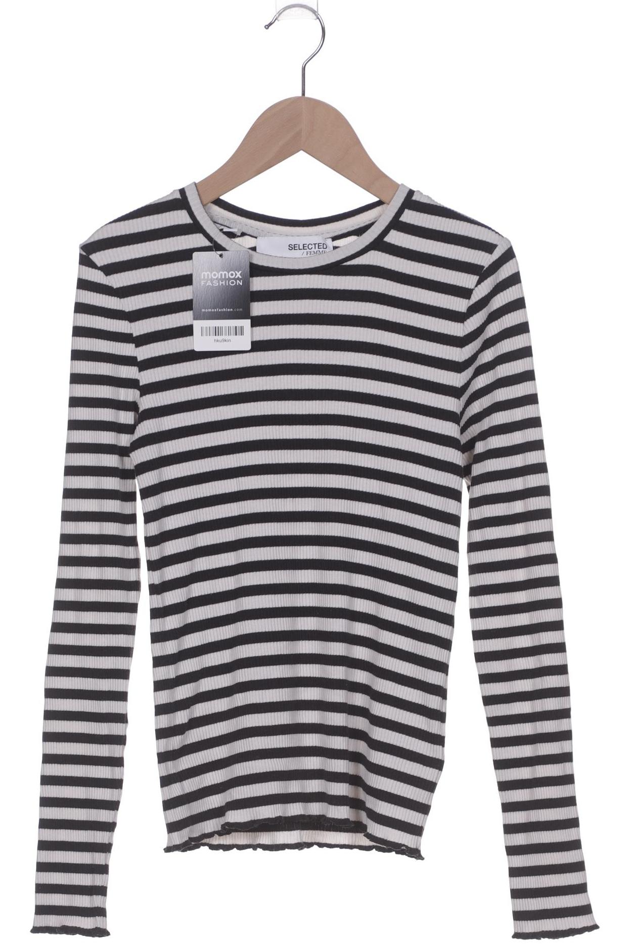 

Selected Damen Langarmshirt, schwarz, Gr. 36