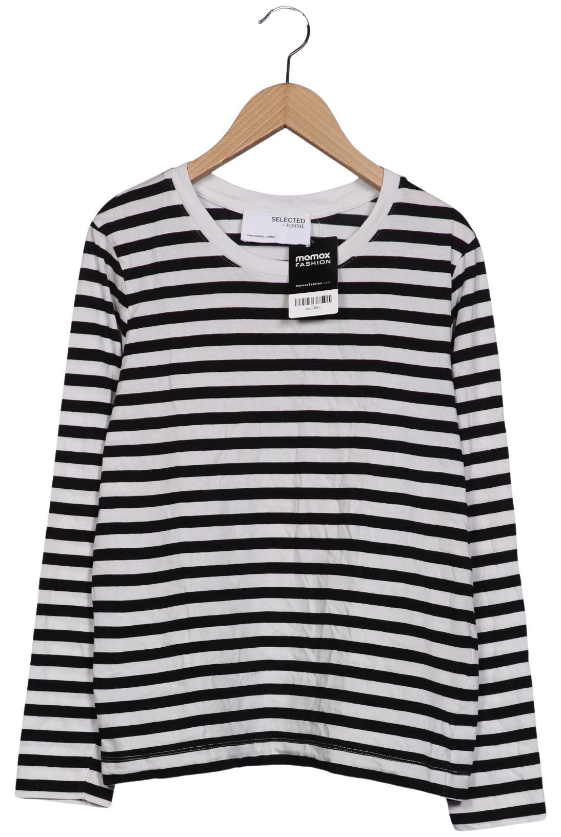 

Selected Damen Langarmshirt, mehrfarbig, Gr. 36