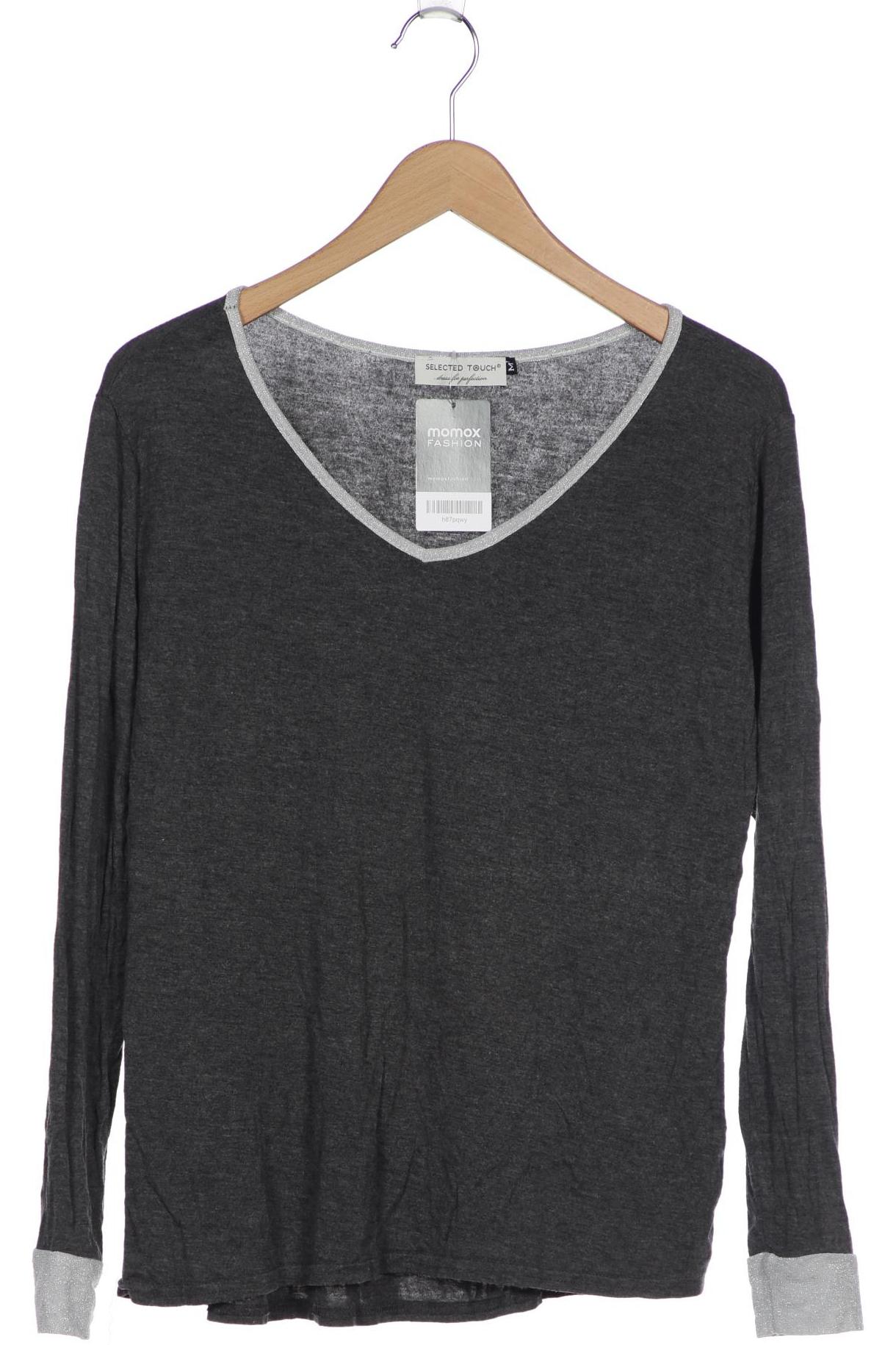 

SELECTED Damen Langarmshirt, grau