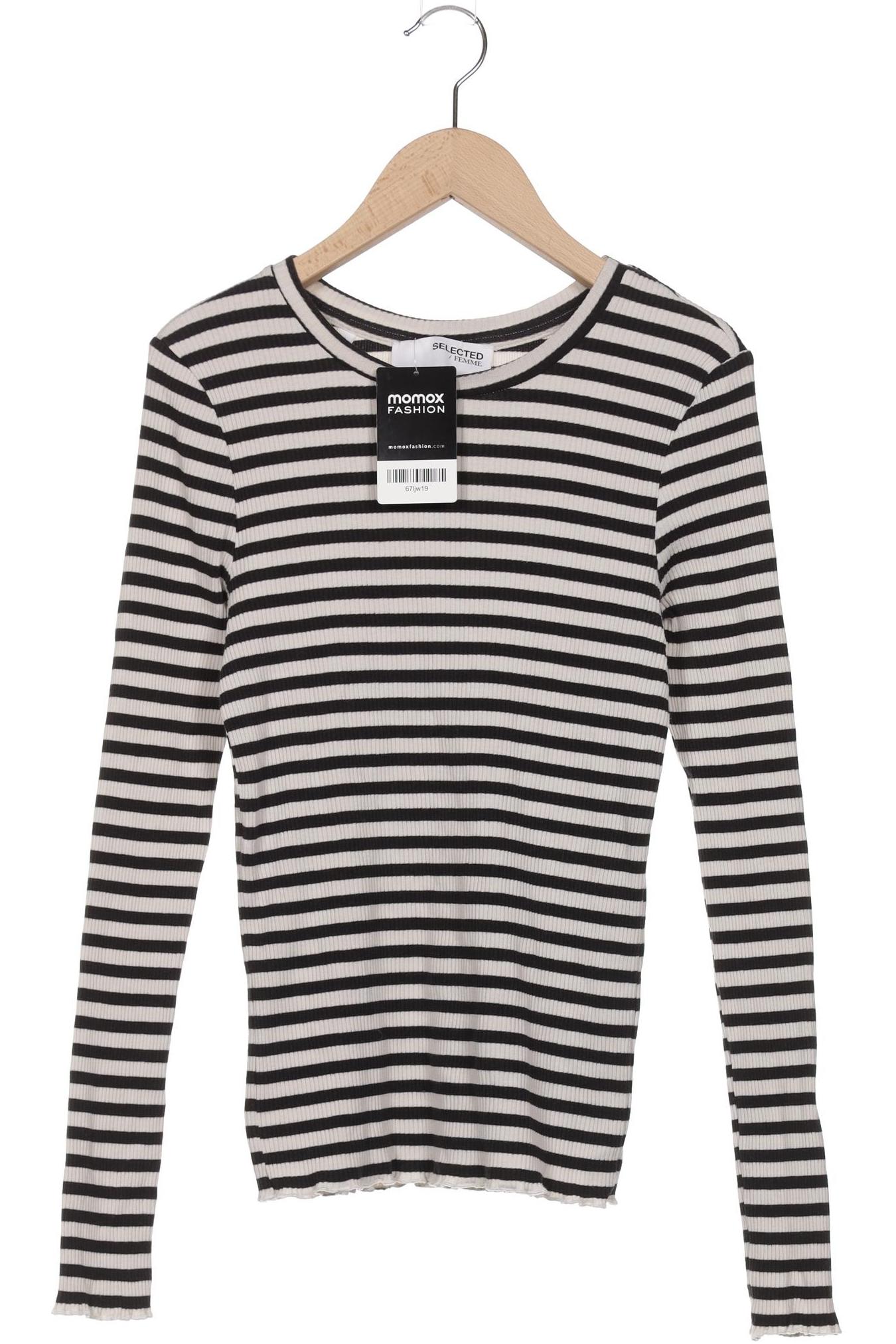 

Selected Damen Langarmshirt, schwarz, Gr. 36