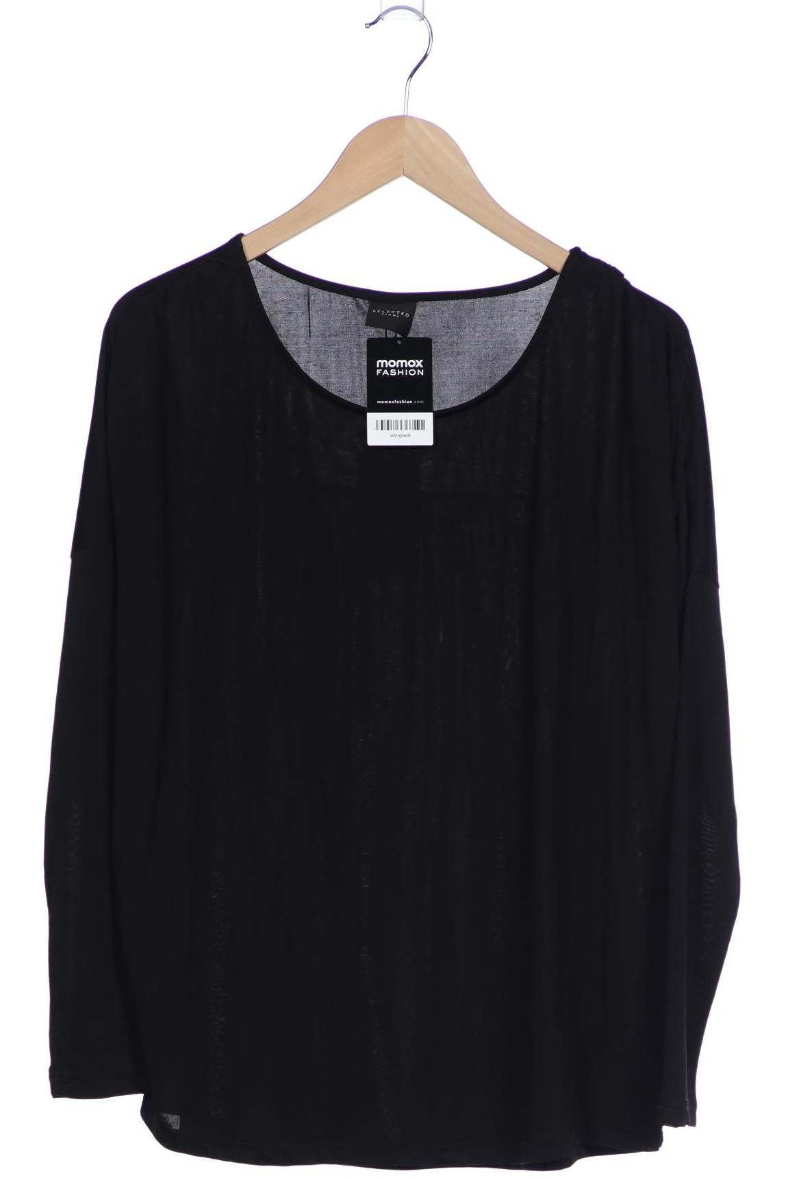 

Selected Damen Langarmshirt, schwarz, Gr. 38