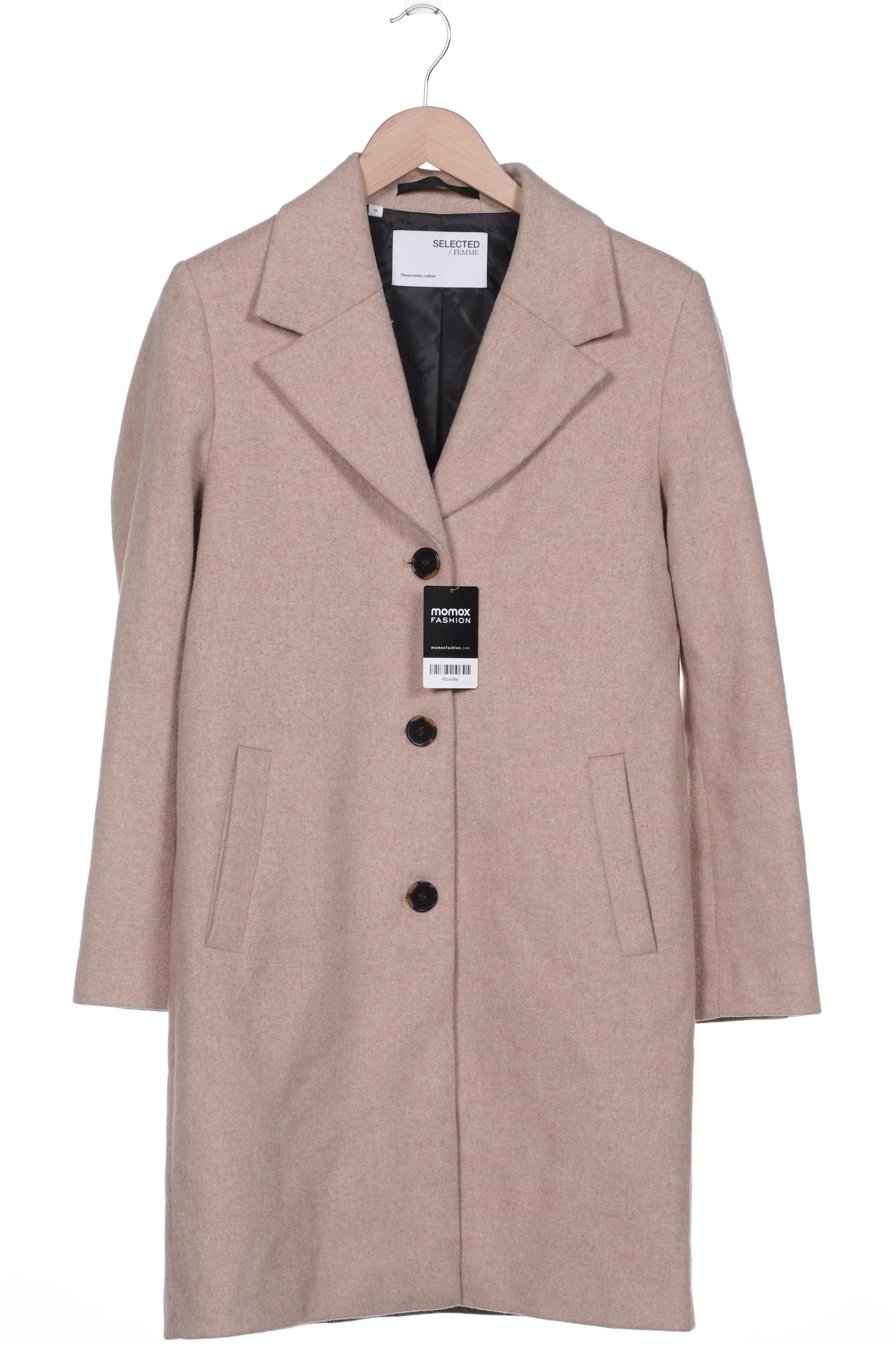 

Selected Damen Mantel, beige, Gr. 38
