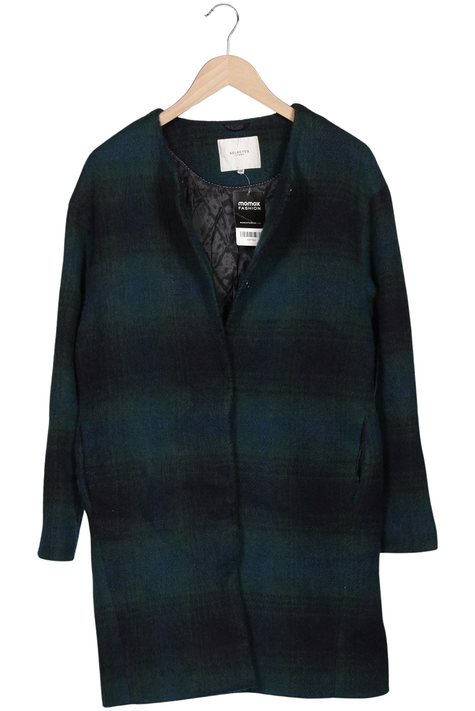 

Selected Damen Mantel, grün, Gr. 36