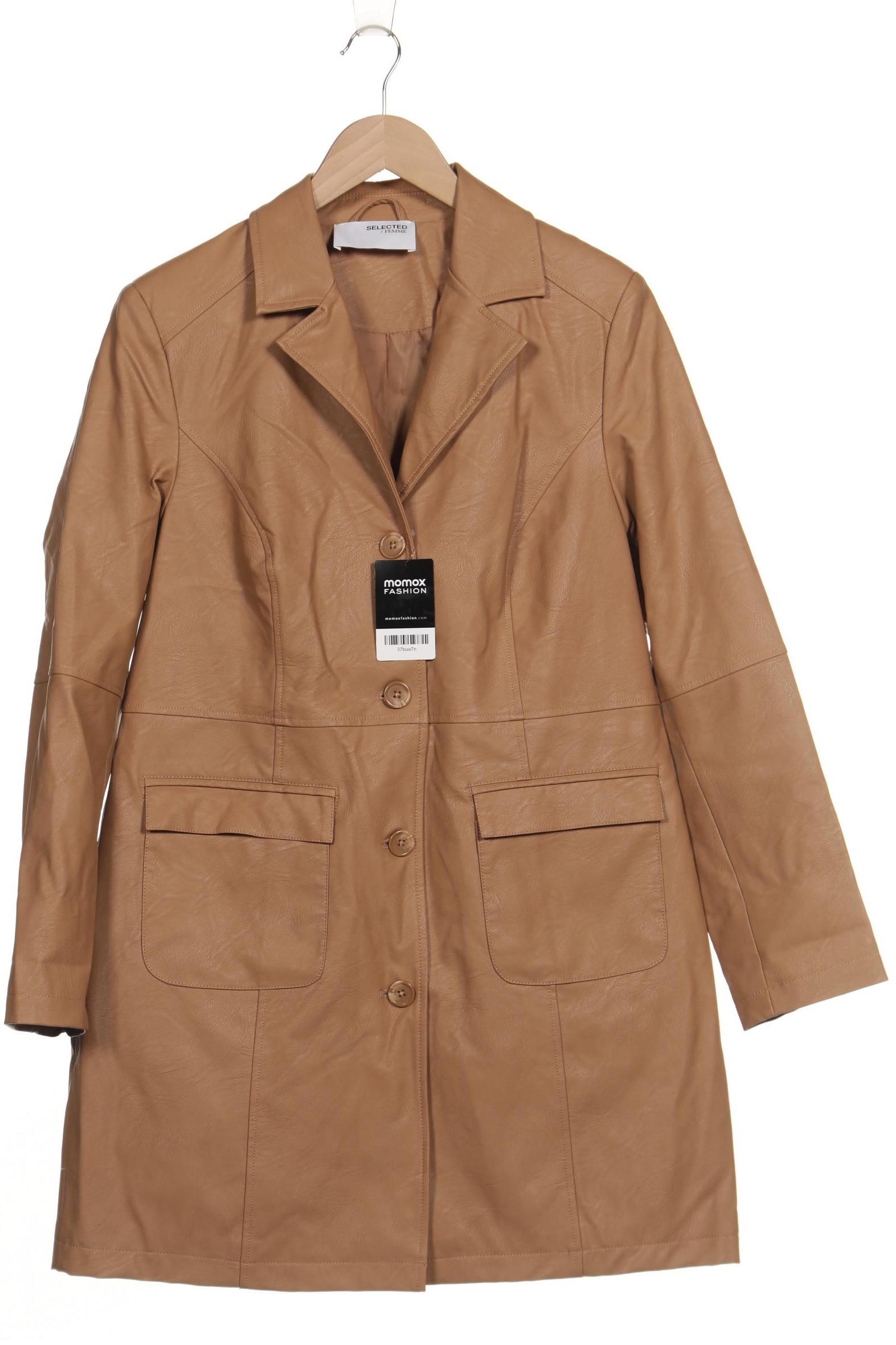 

Selected Damen Mantel, beige, Gr. 42