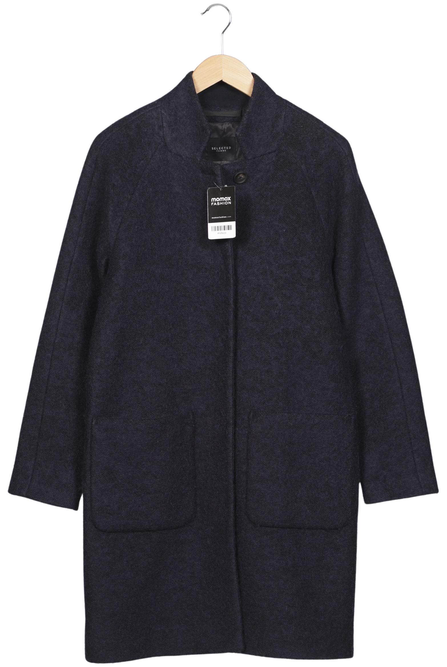 

Selected Damen Mantel, marineblau, Gr. 38