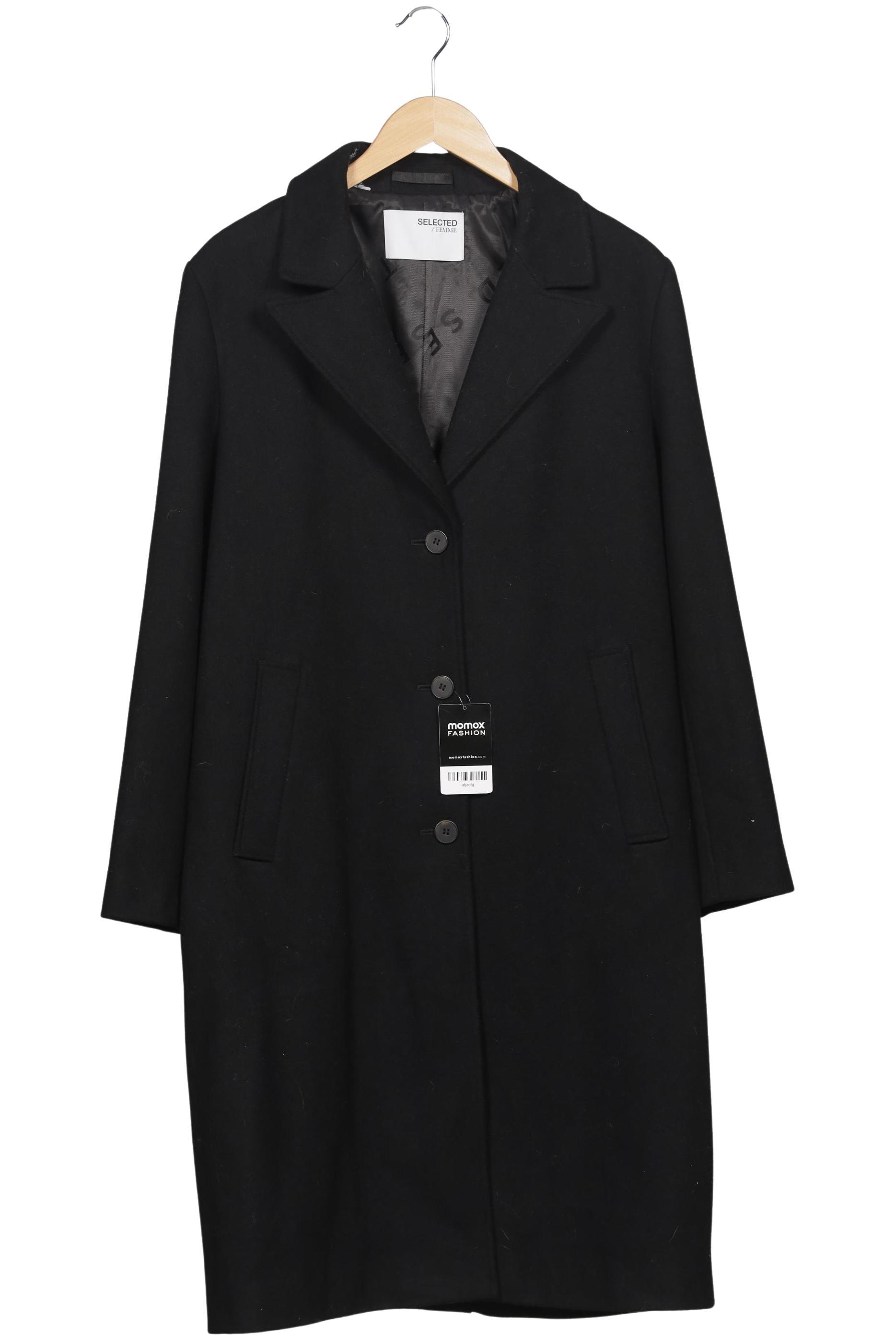 

Selected Damen Mantel, schwarz, Gr. 44
