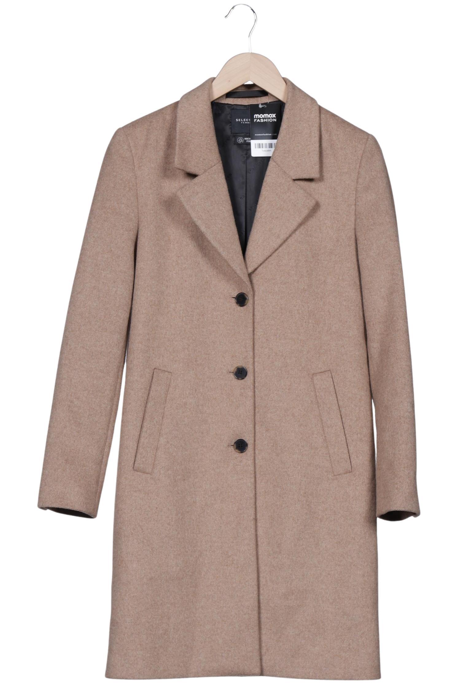 

Selected Damen Mantel, beige, Gr. 36