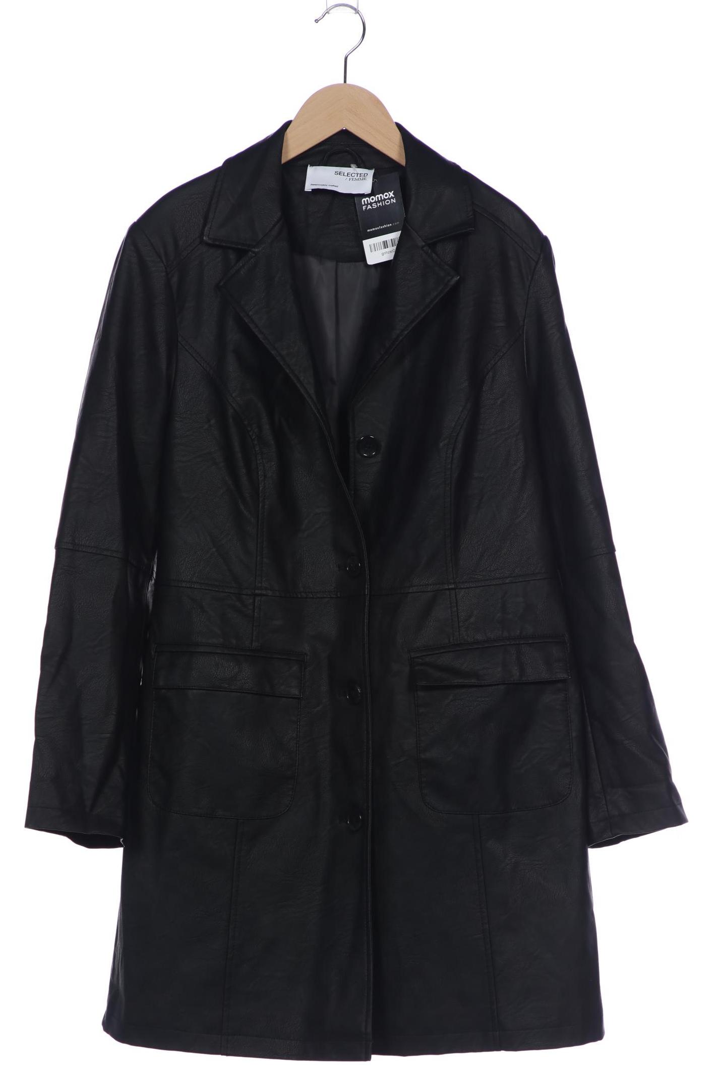 

Selected Damen Mantel, schwarz, Gr. 44