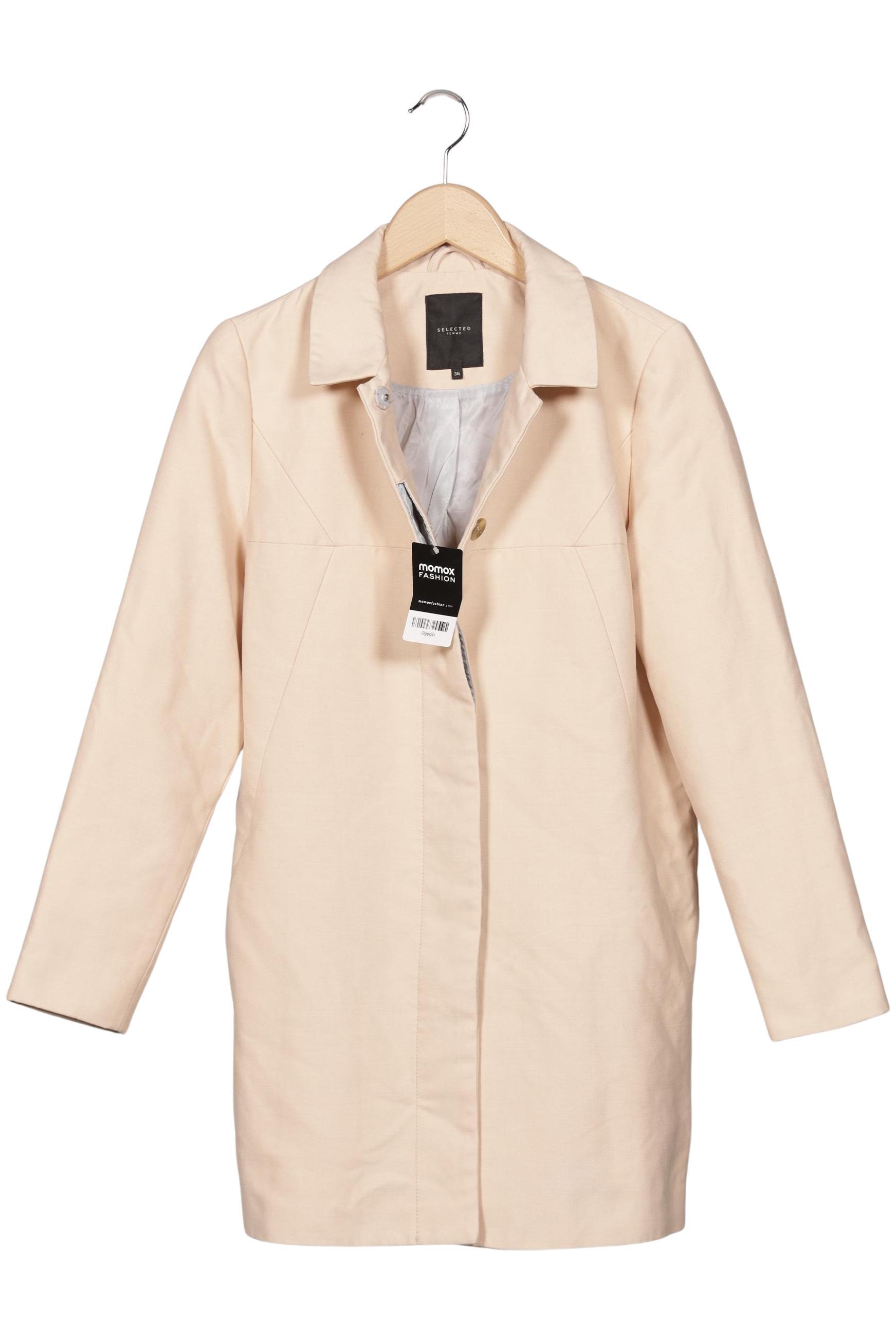 

Selected Damen Mantel, beige, Gr. 36