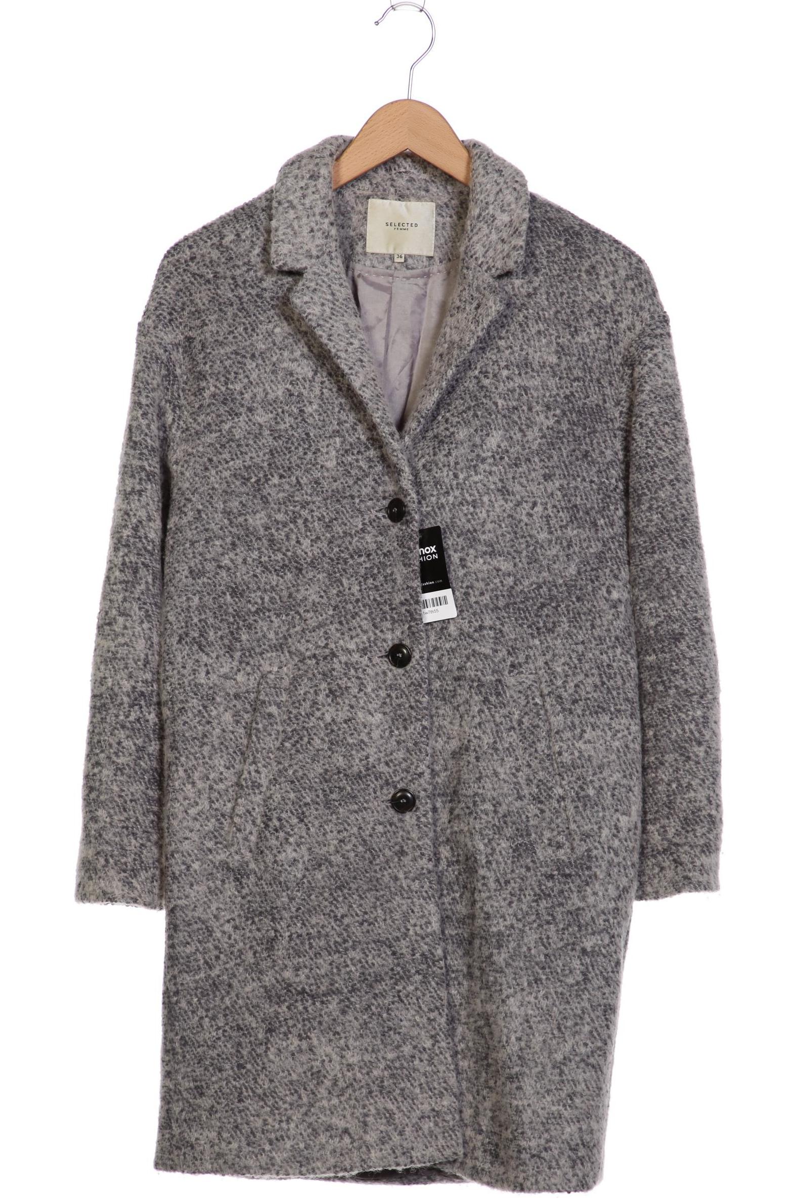 

Selected Damen Mantel, grau, Gr. 36