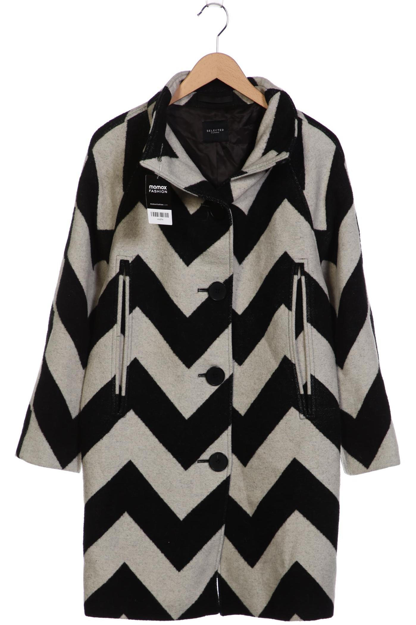 

Selected Damen Mantel, schwarz, Gr. 38