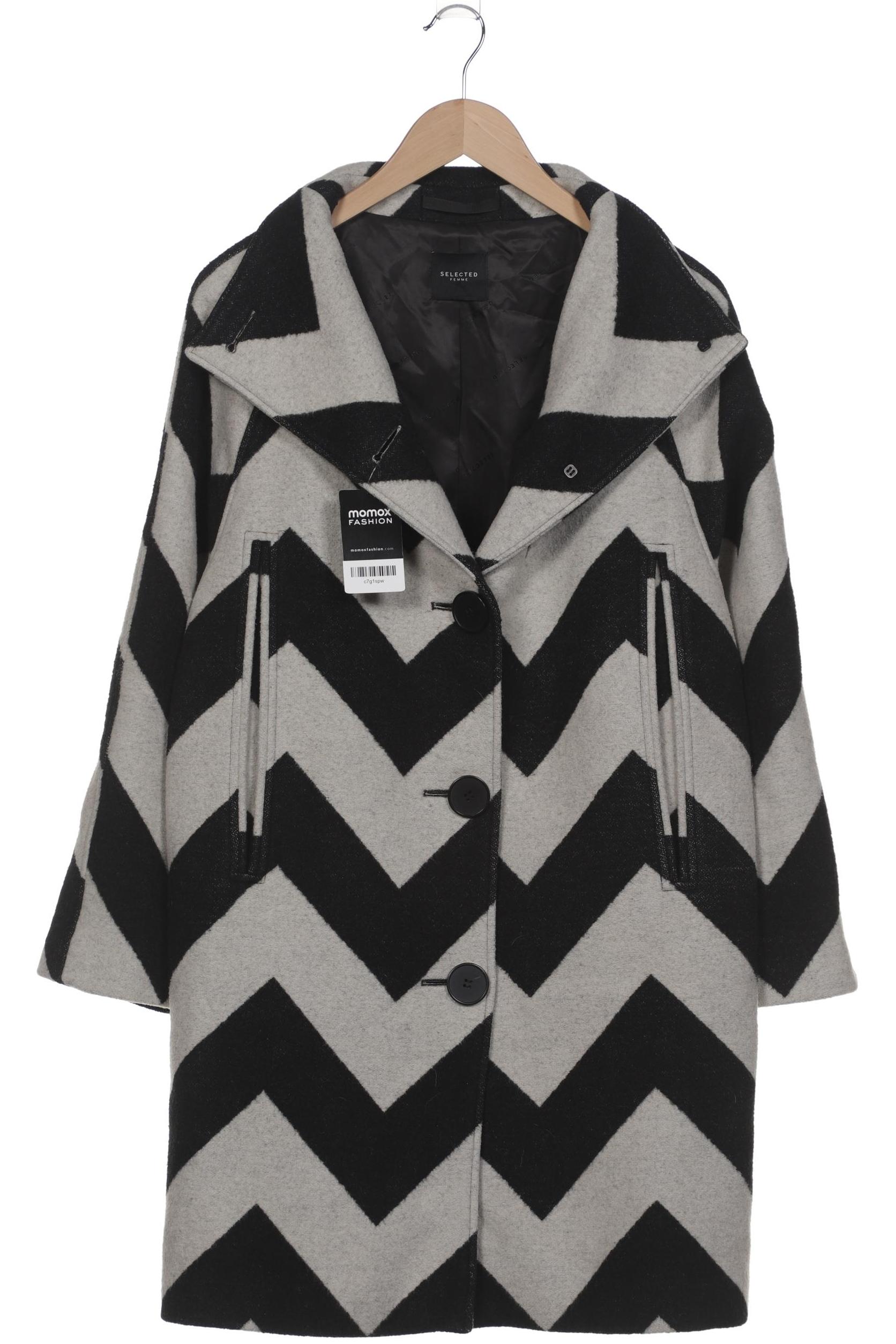 

Selected Damen Mantel, schwarz, Gr. 38