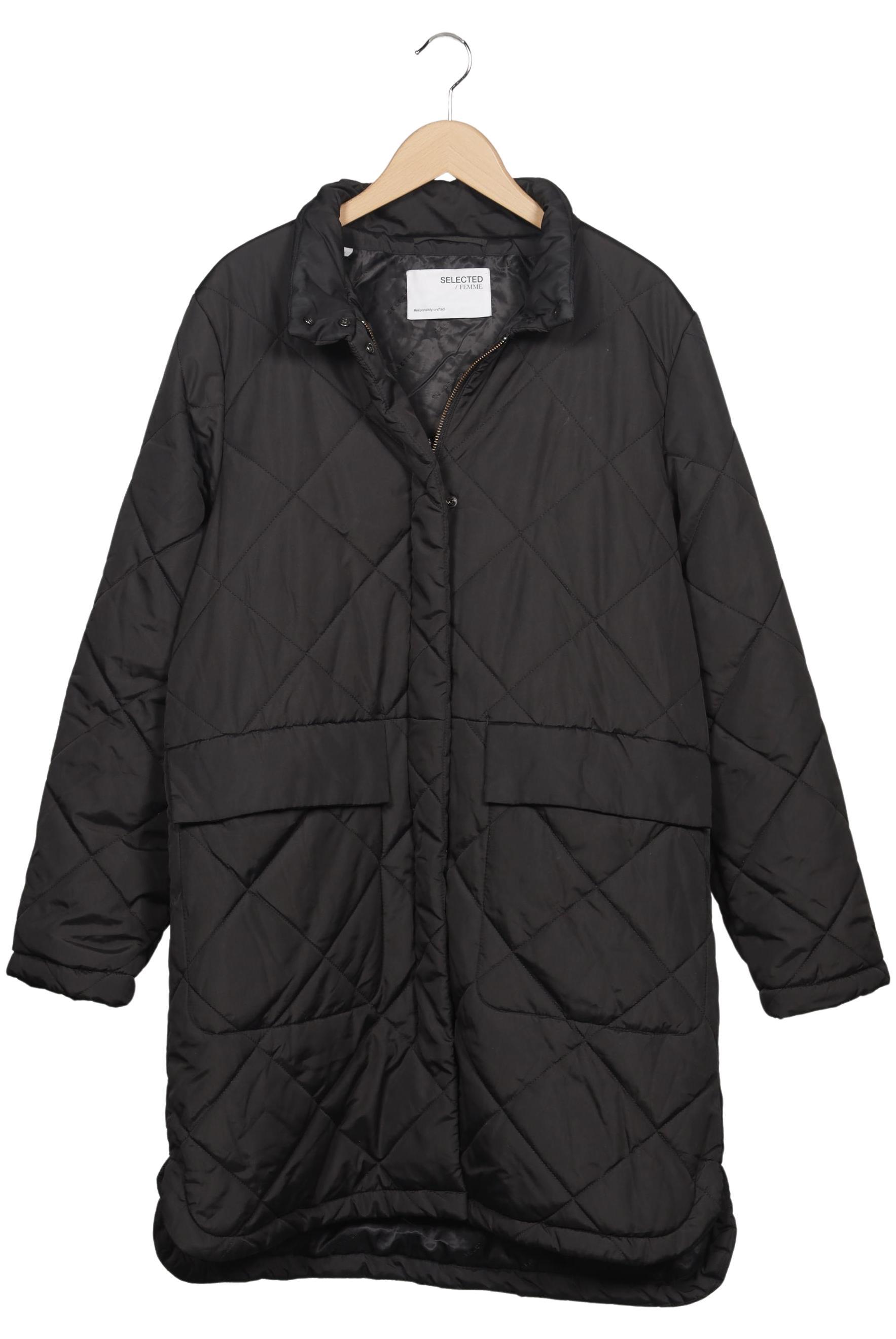

Selected Damen Mantel, schwarz, Gr. 42