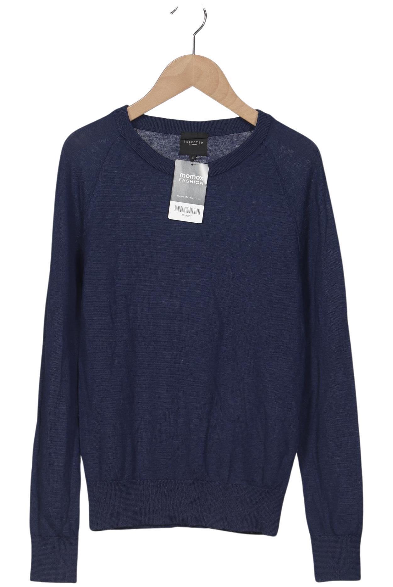 

Selected Damen Pullover, marineblau, Gr. 36