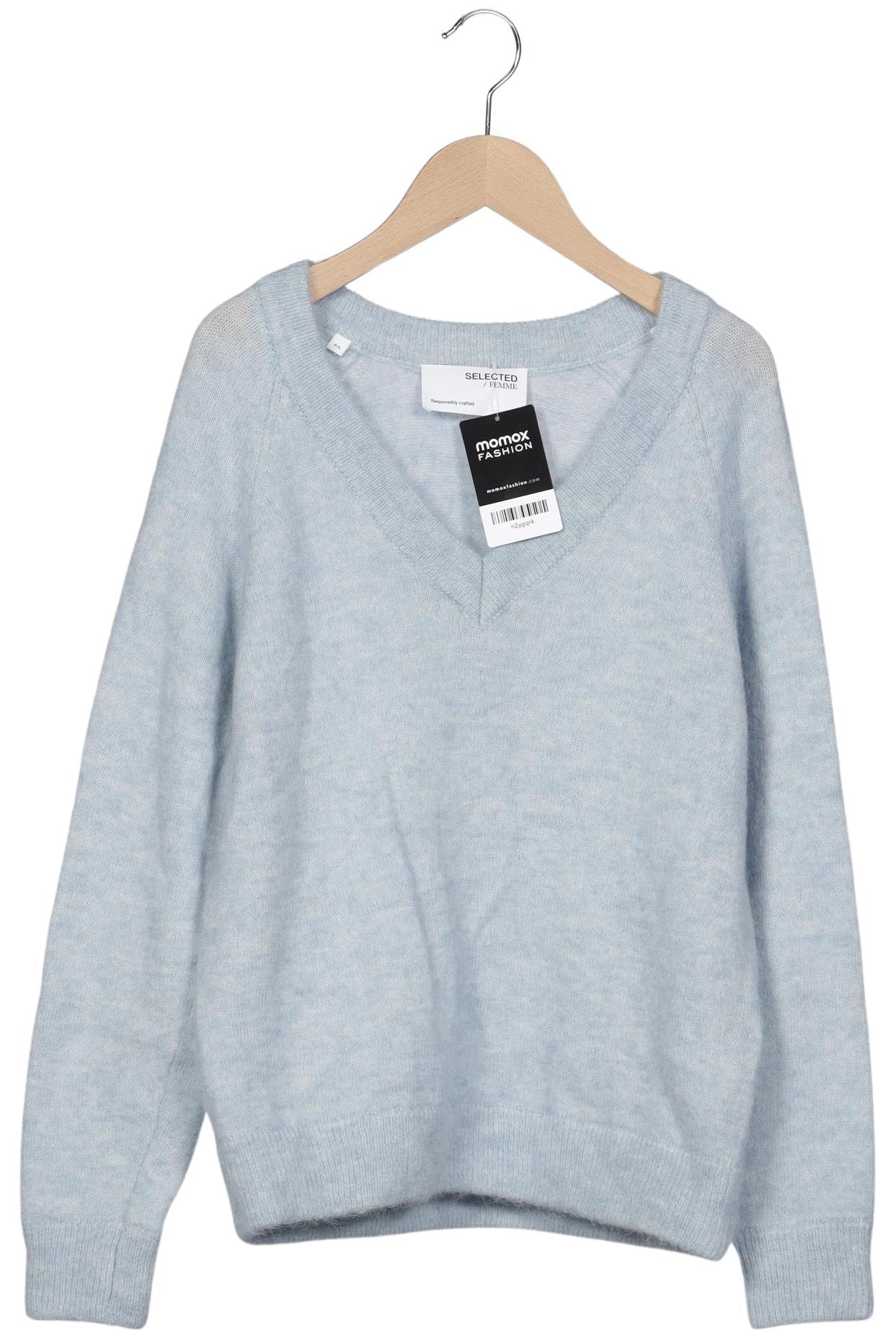 

Selected Damen Pullover, hellblau, Gr. 36