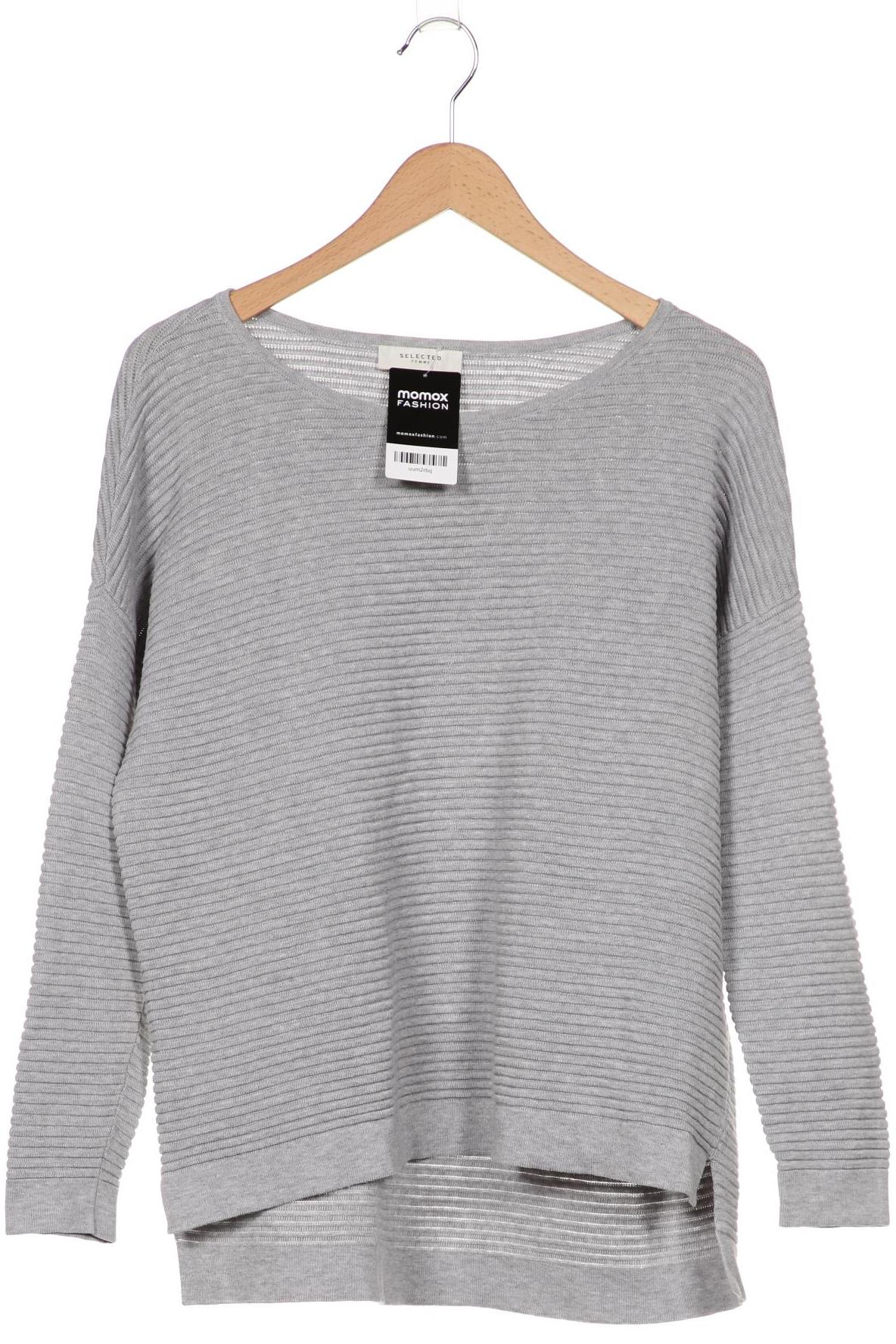 

Selected Damen Pullover, grau, Gr. 34