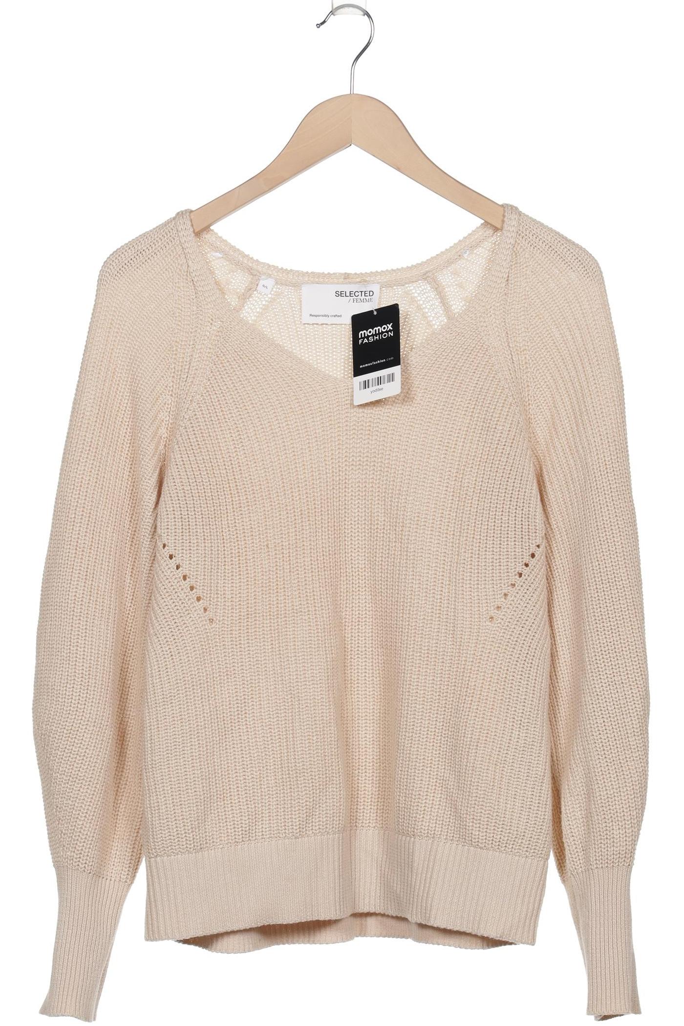 

Selected Damen Pullover, beige, Gr. 42